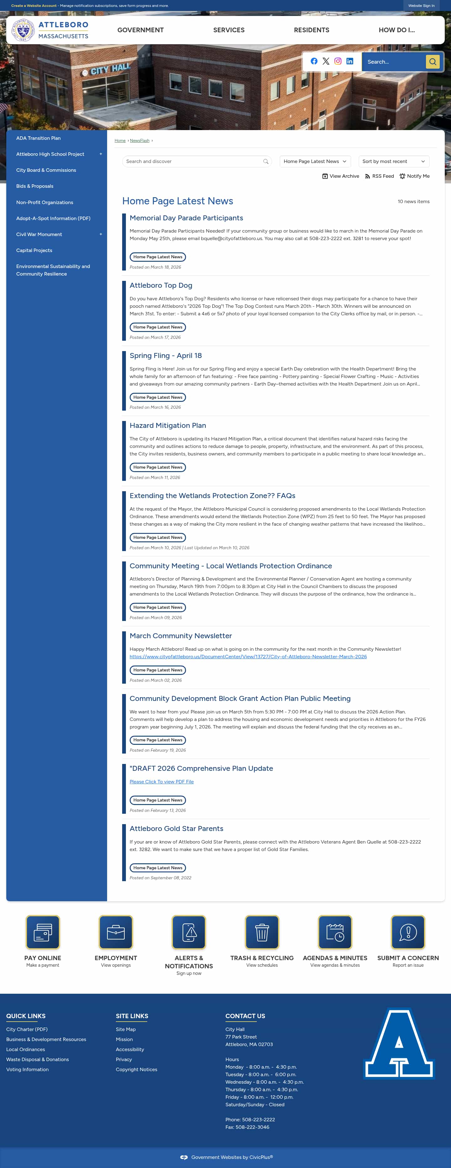 Latest website image capture