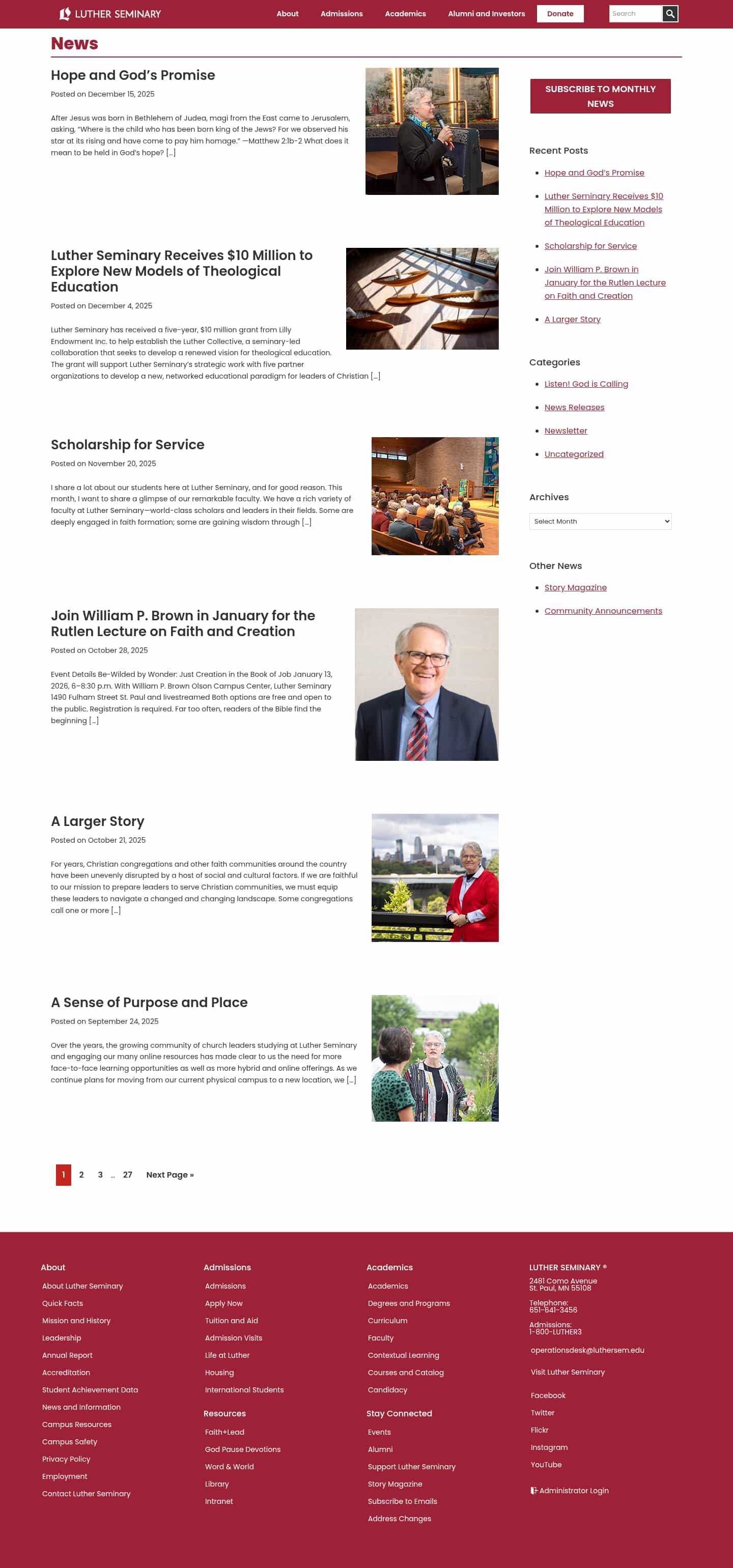 Latest website image capture