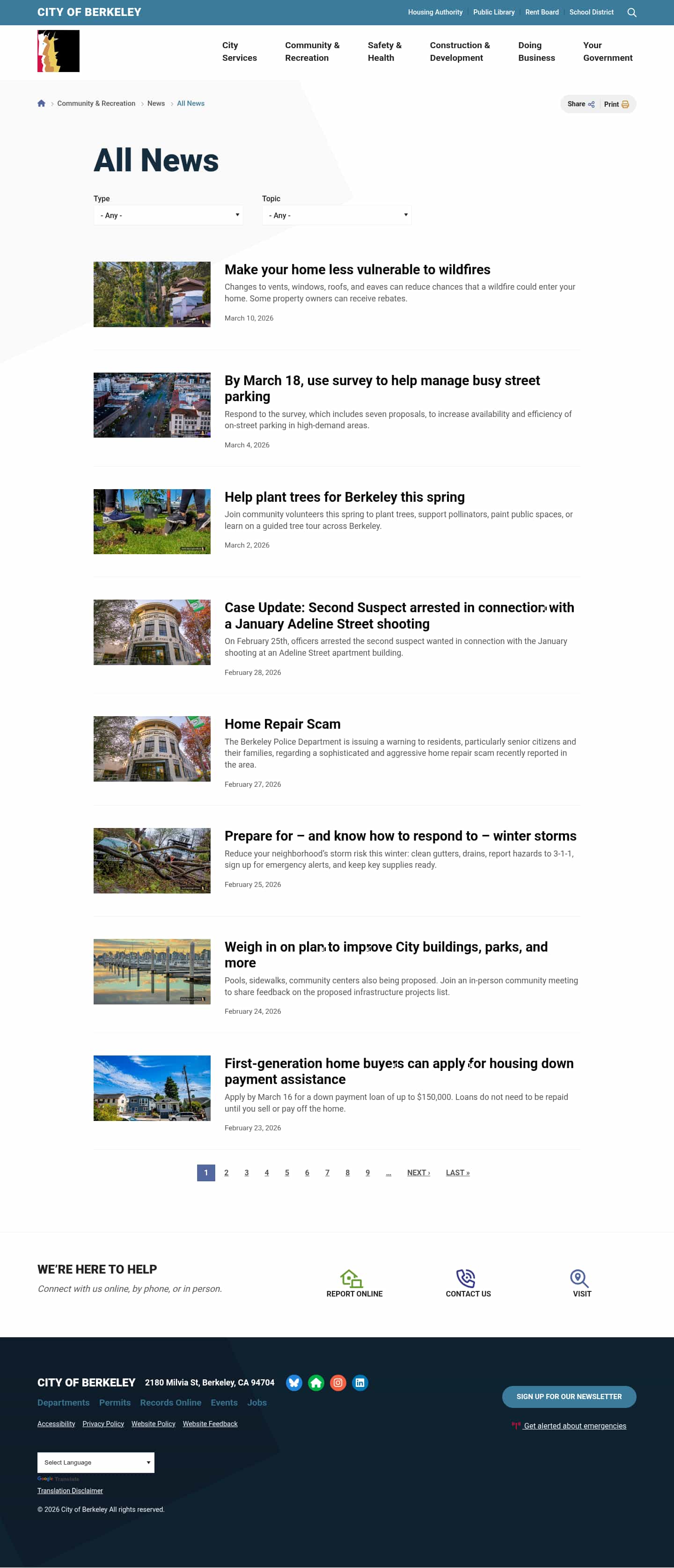 Latest website image capture