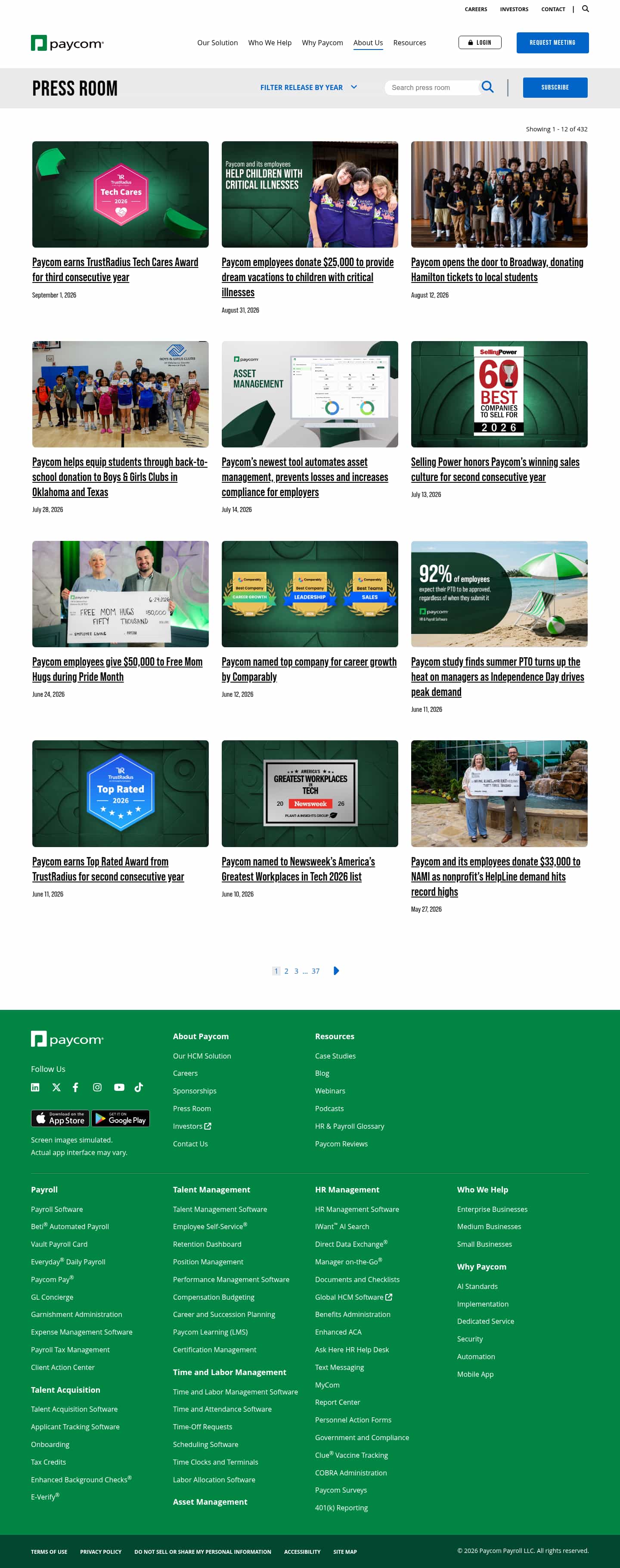 Latest website image capture
