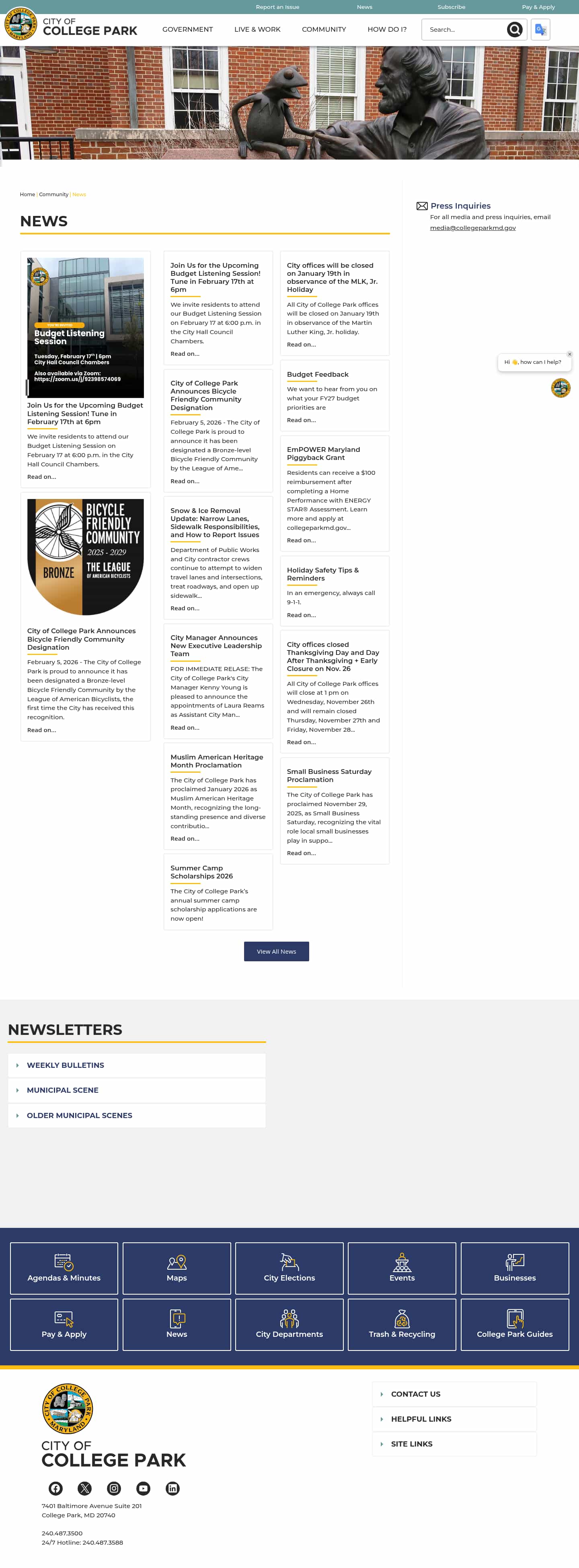 Latest website image capture