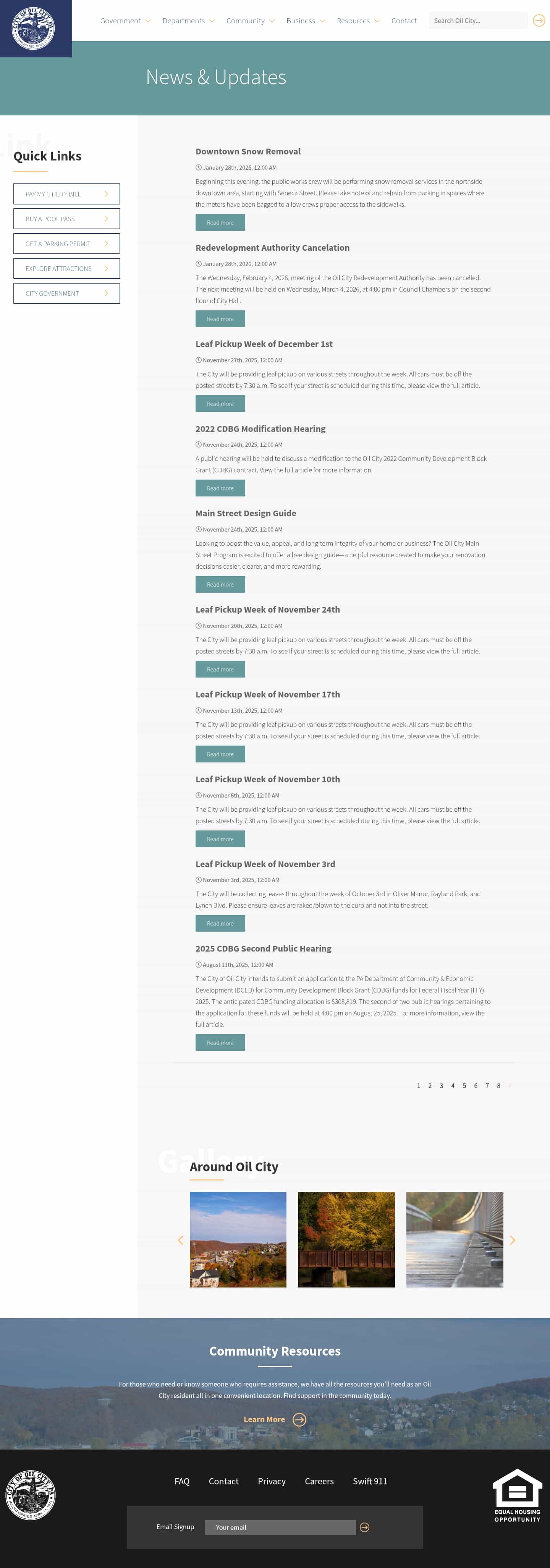 Latest website image capture