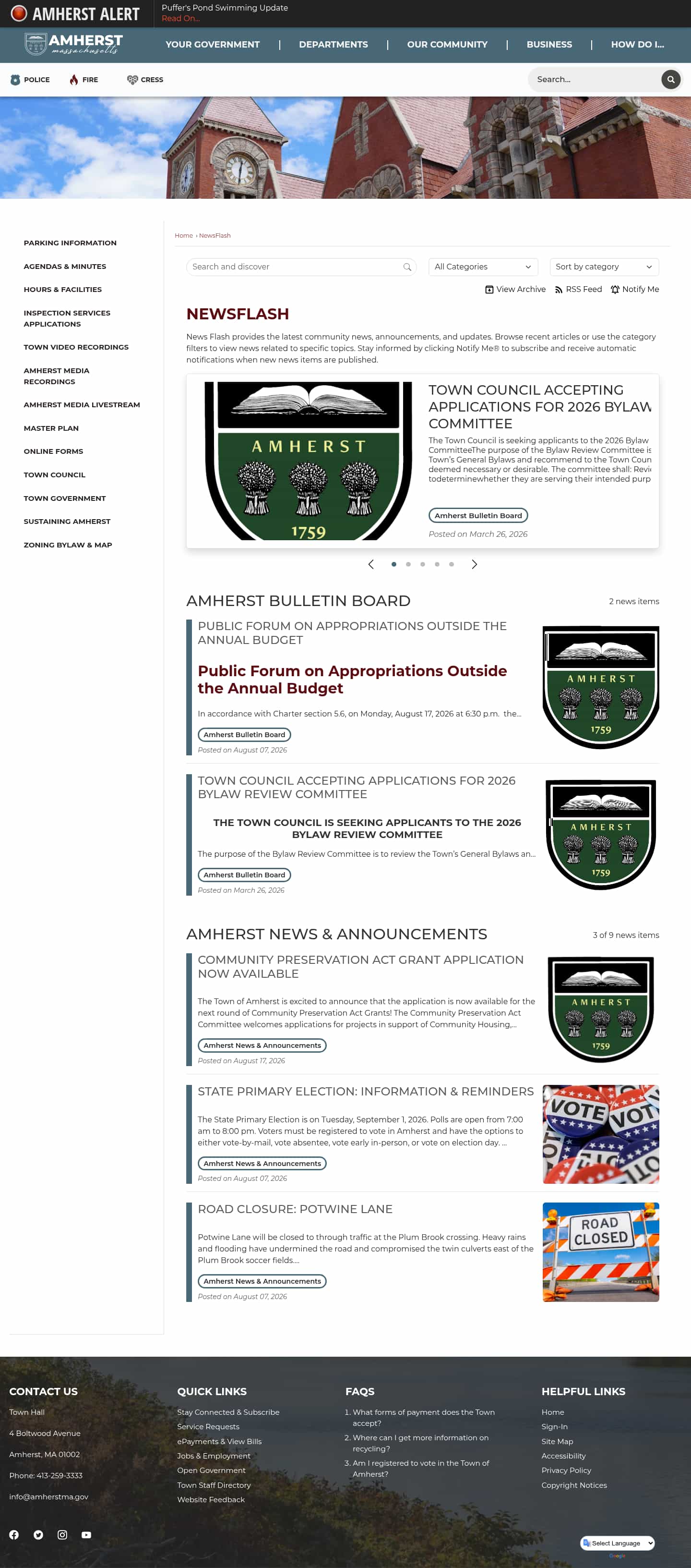 Latest website image capture