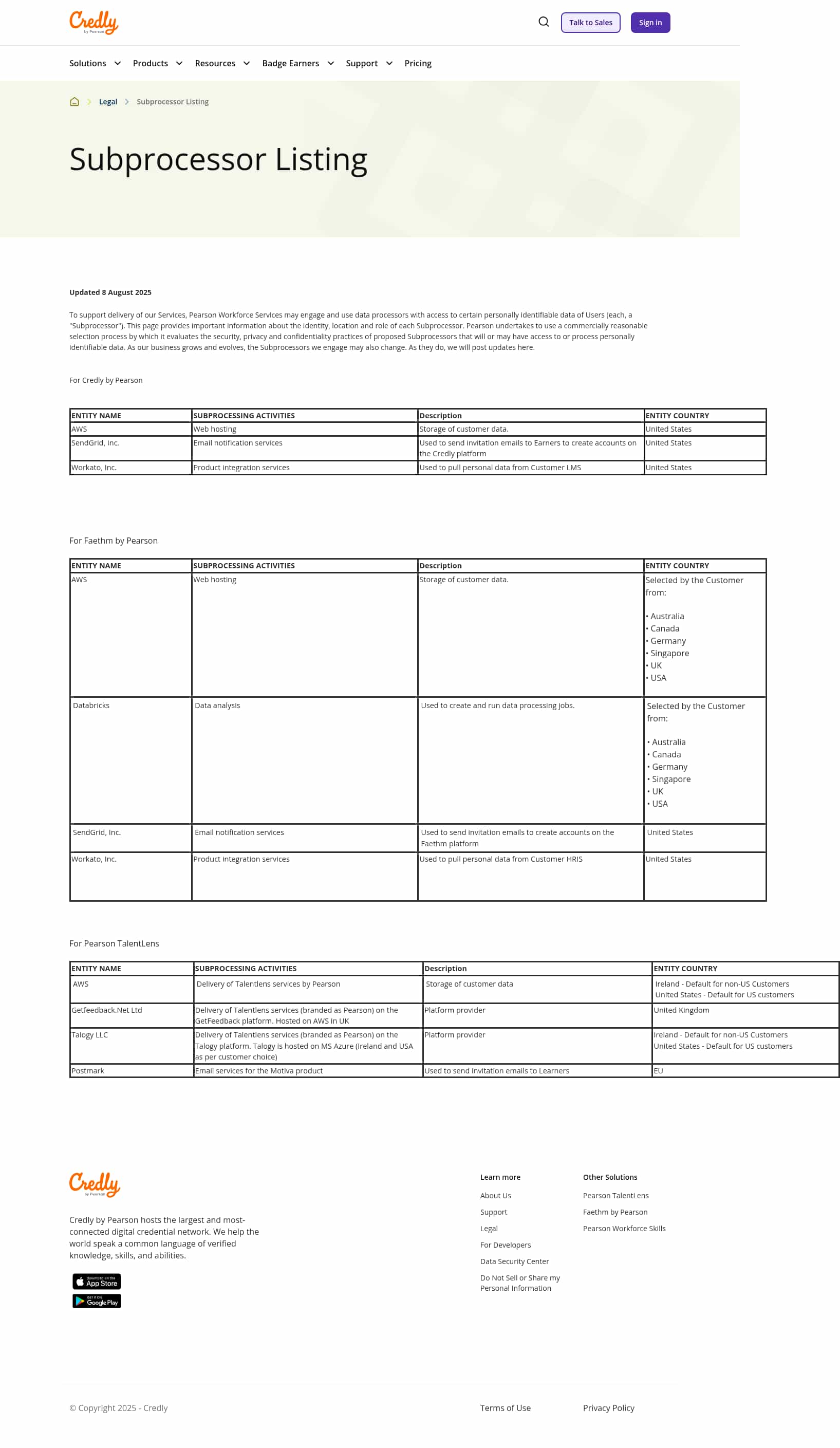 Latest website image capture