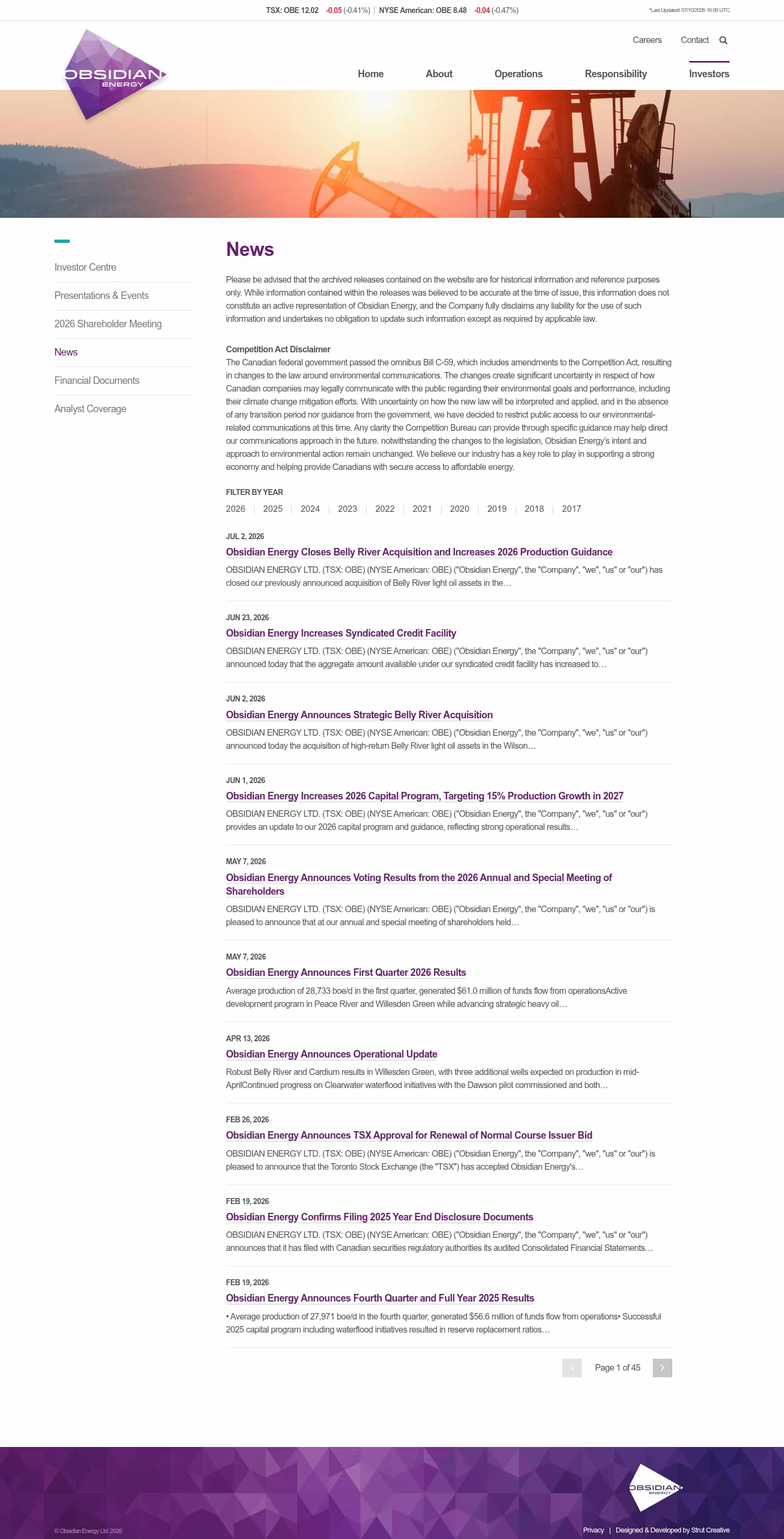 Latest website image capture