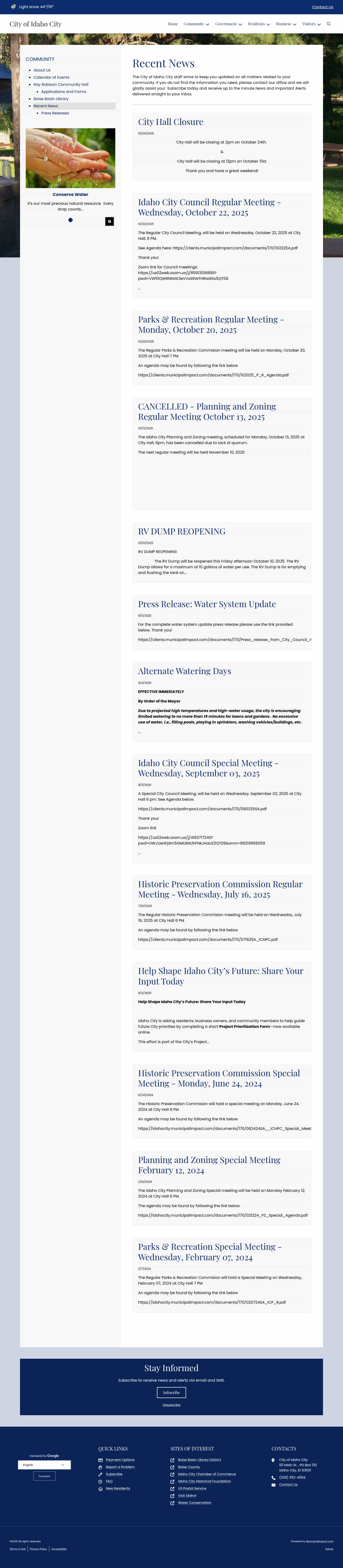 Latest website image capture