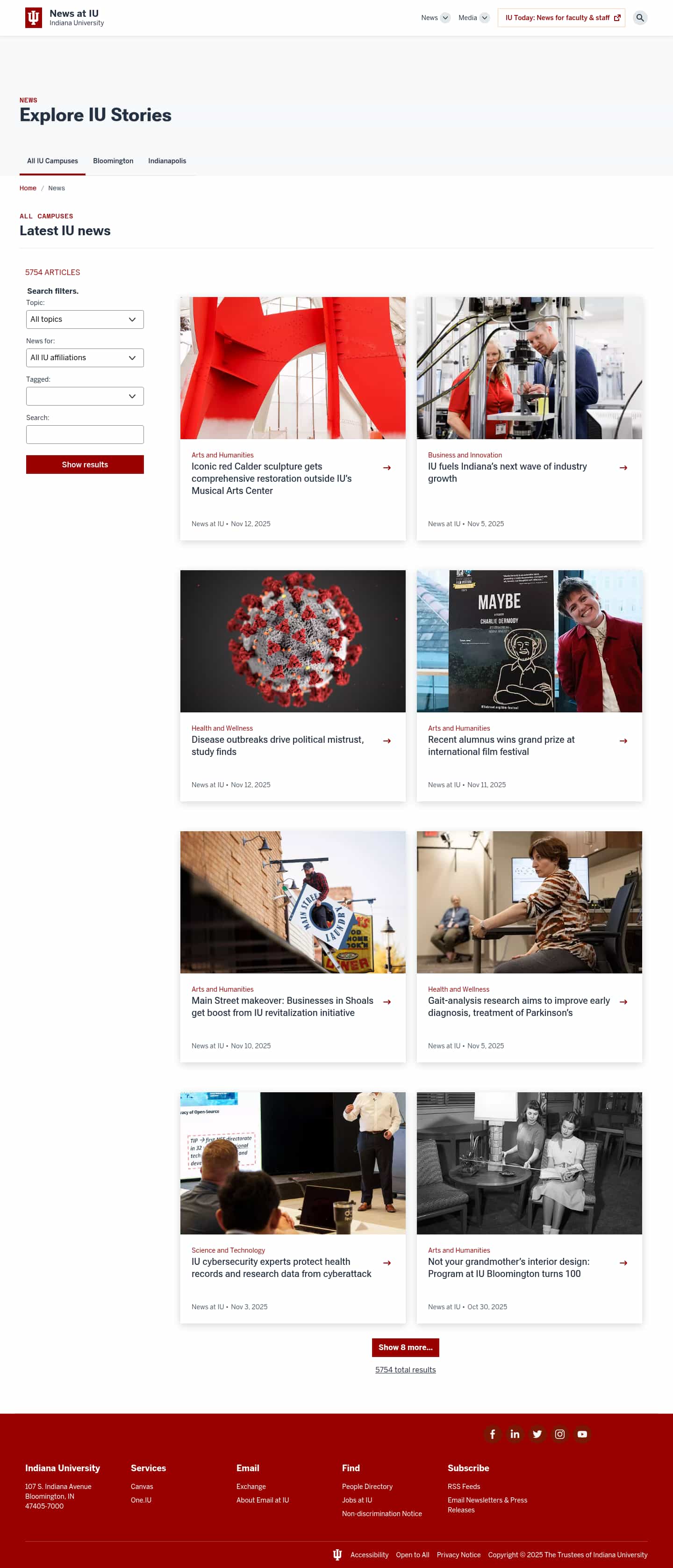 Latest website image capture