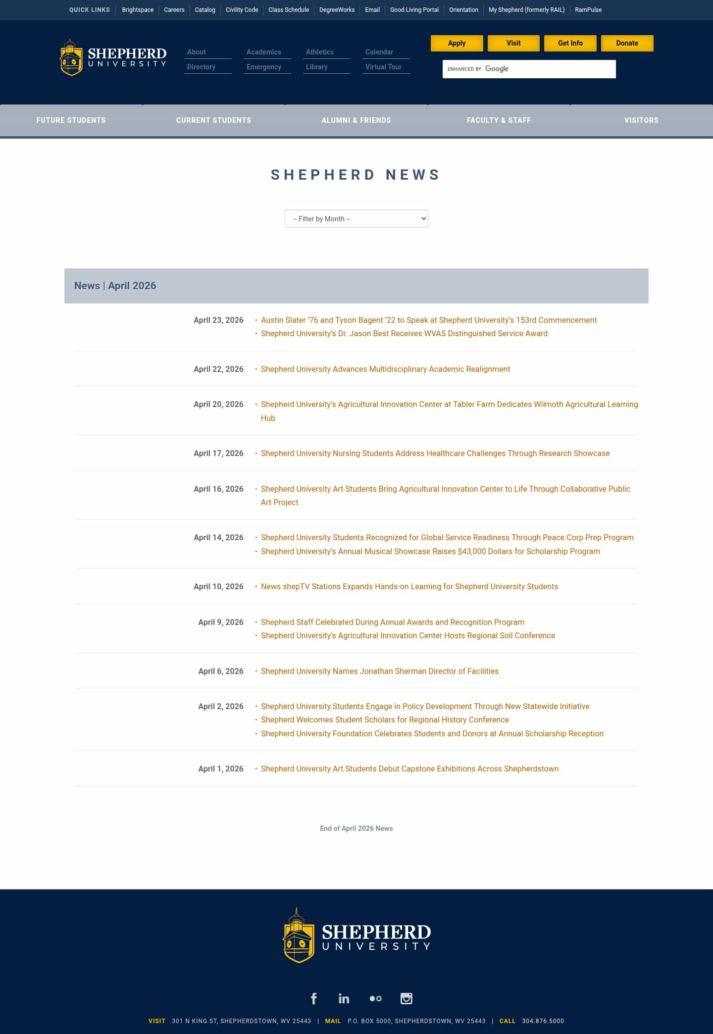 Latest website image capture