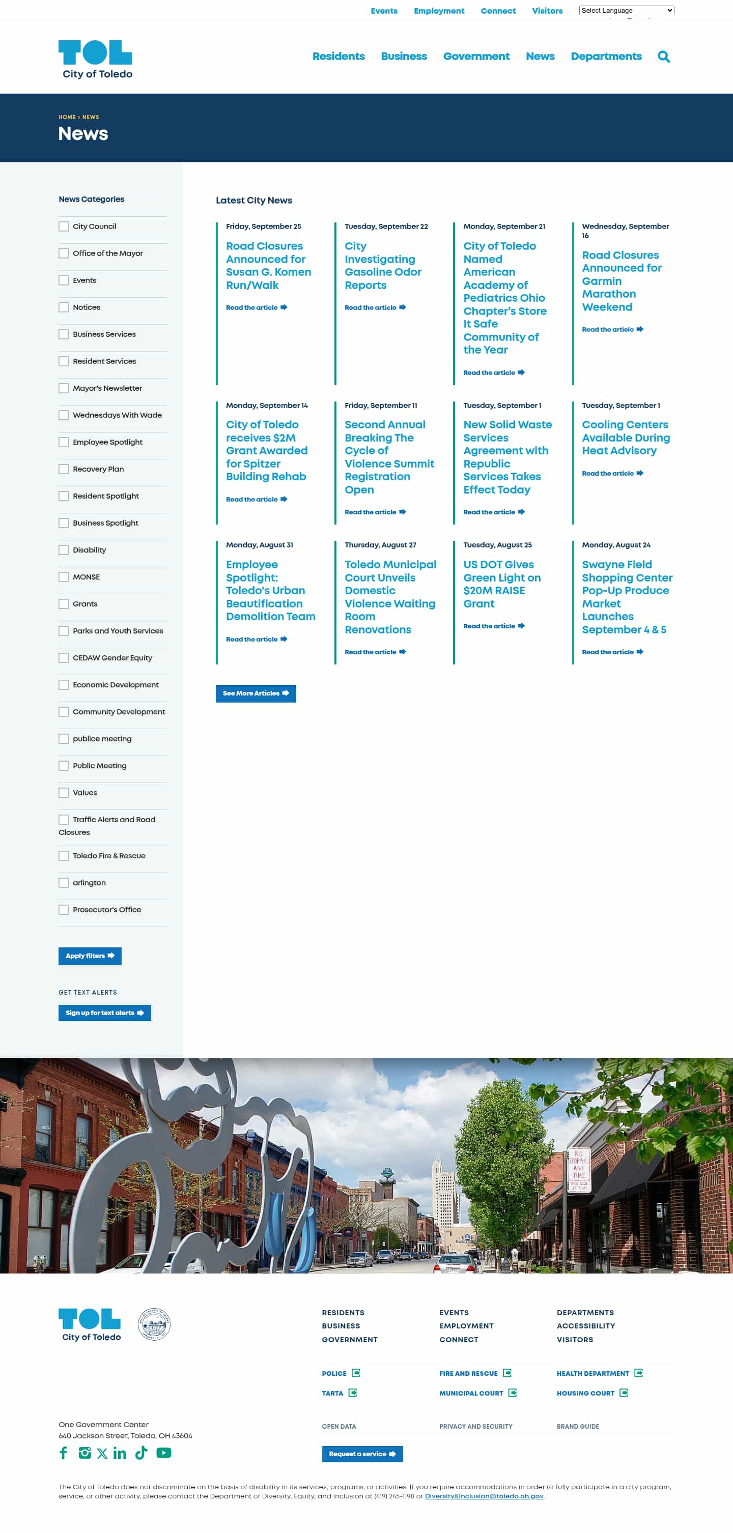 Latest website image capture