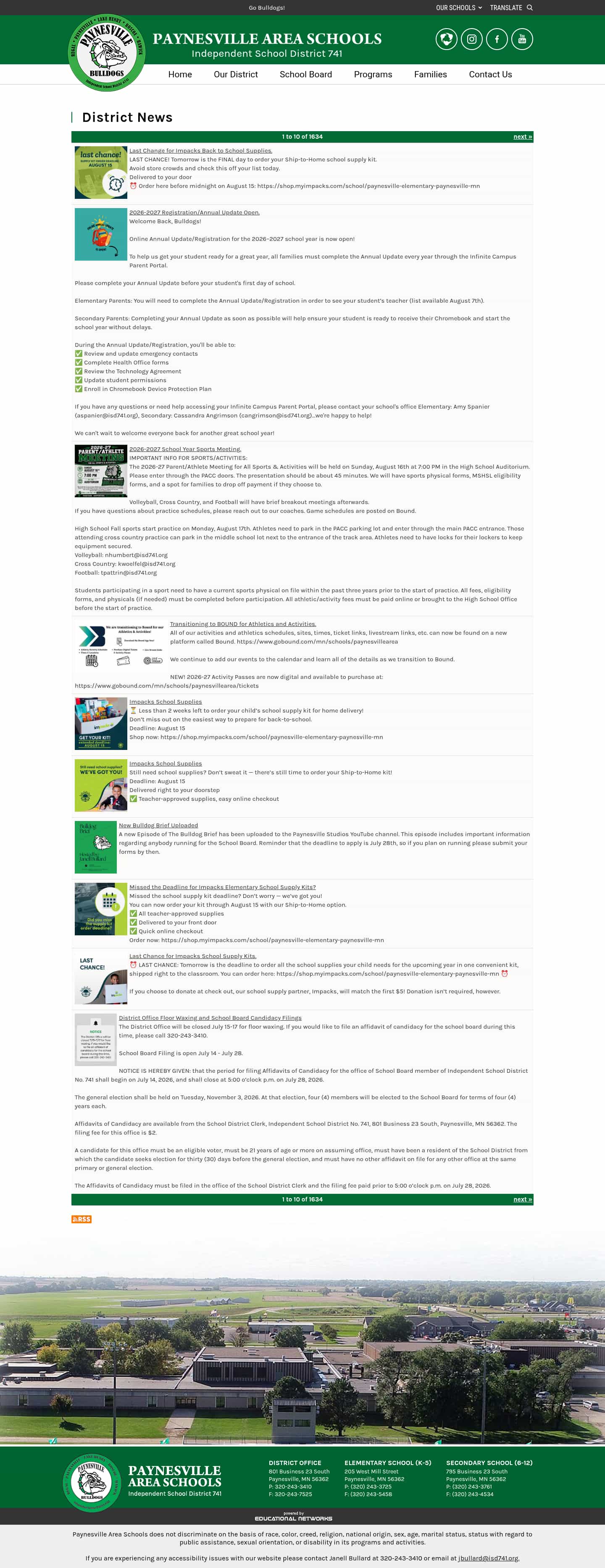 Latest website image capture