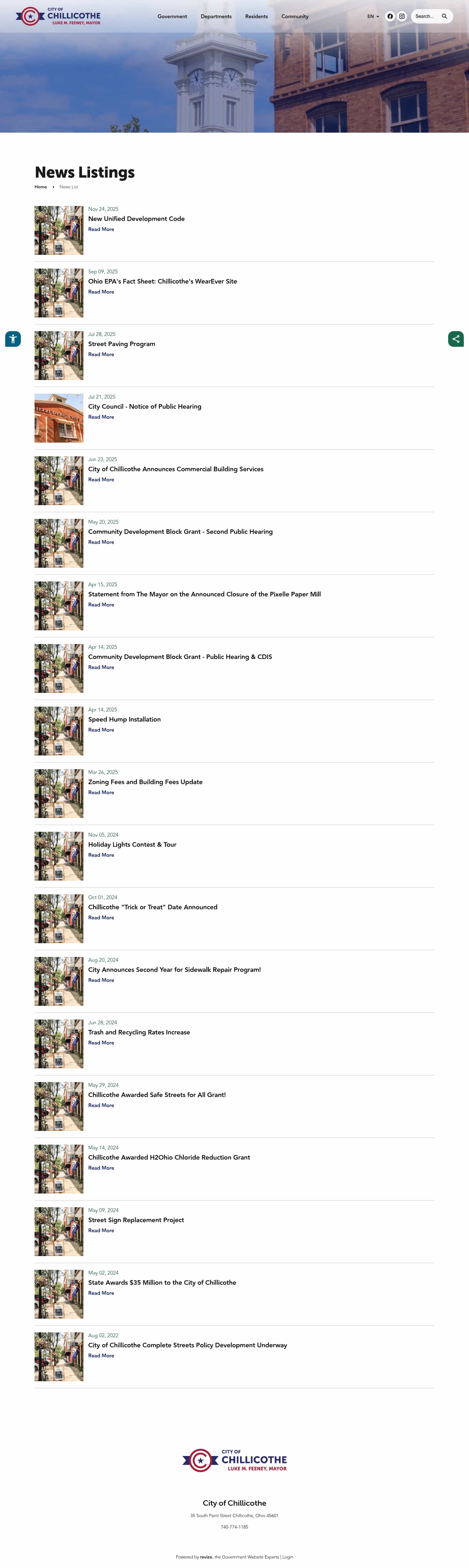 Latest website image capture