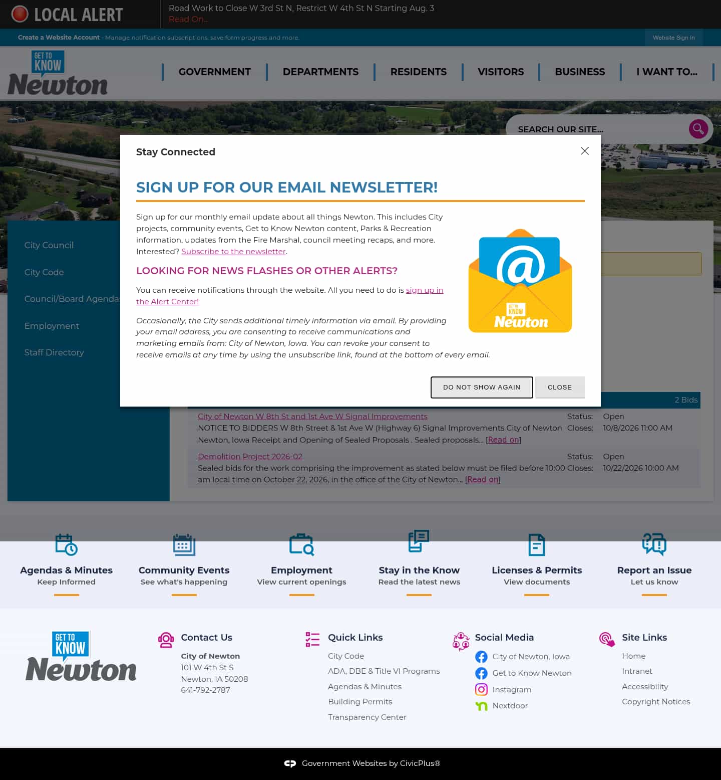Latest website image capture