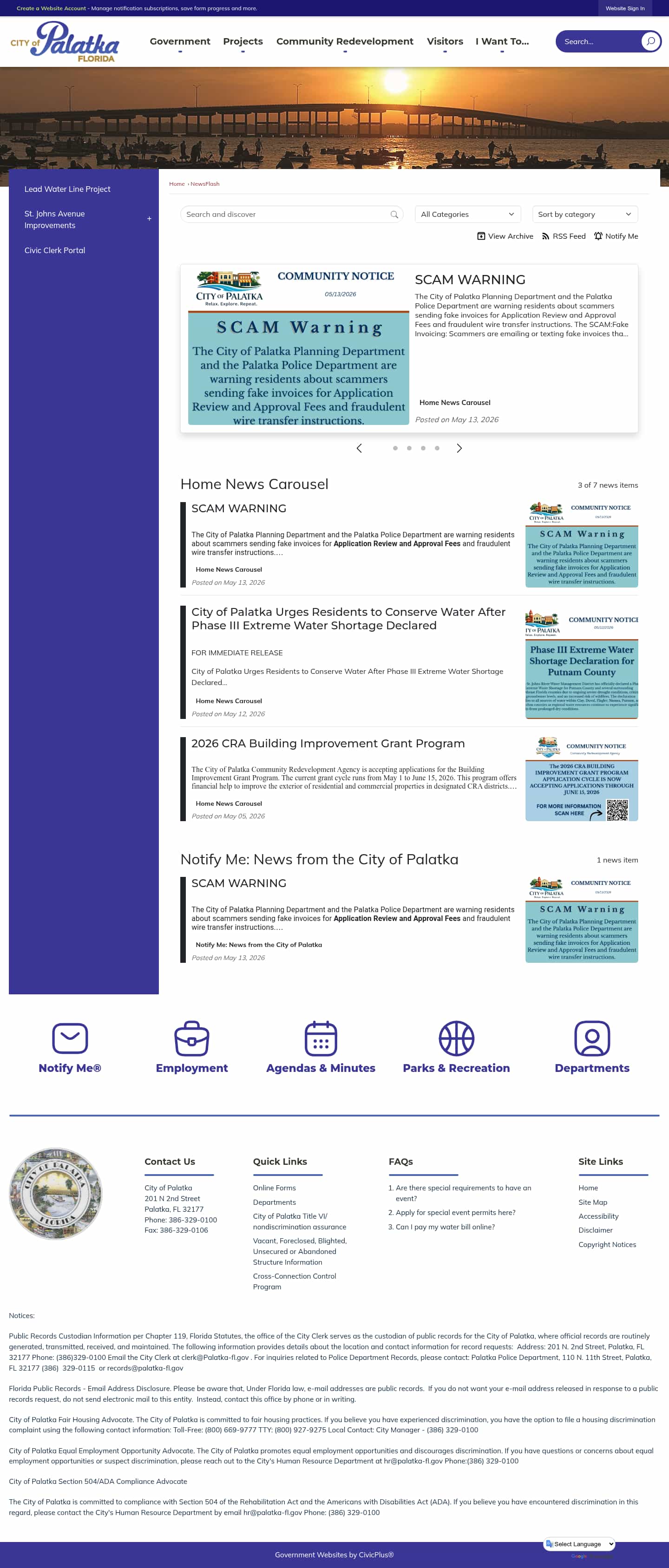 Latest website image capture