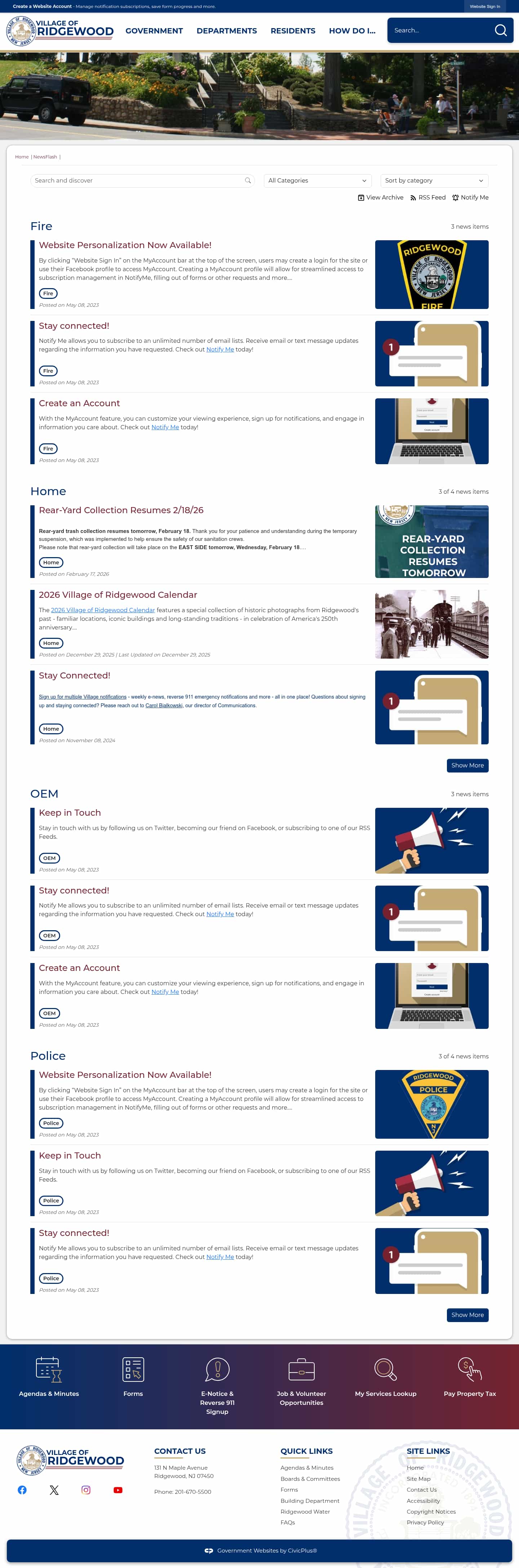 Latest website image capture