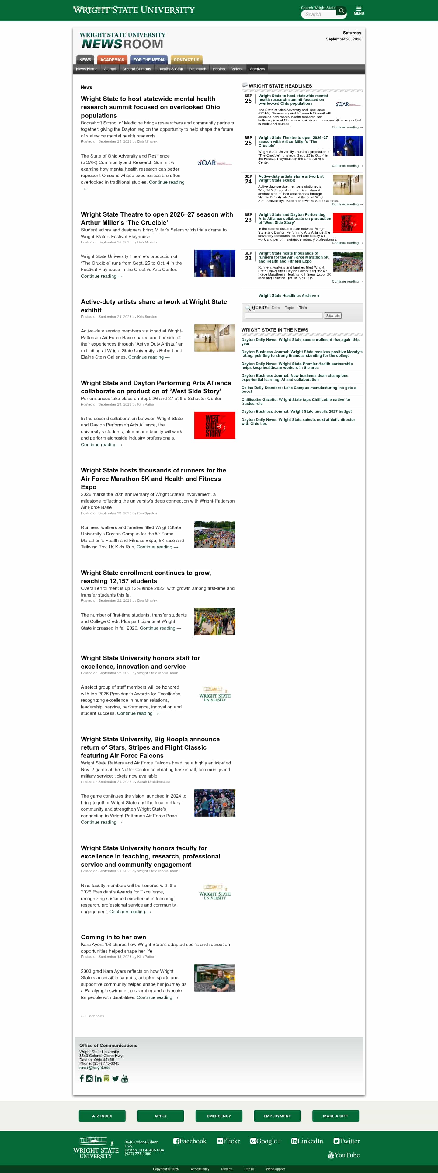 Latest website image capture
