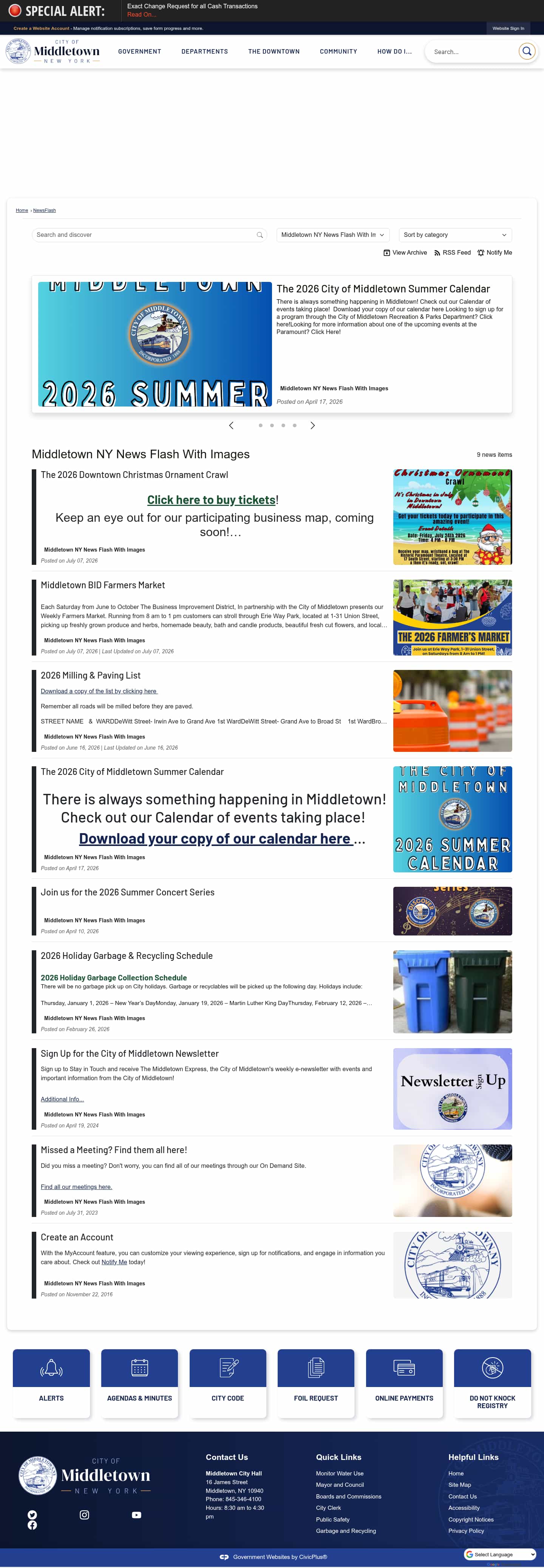 Latest website image capture