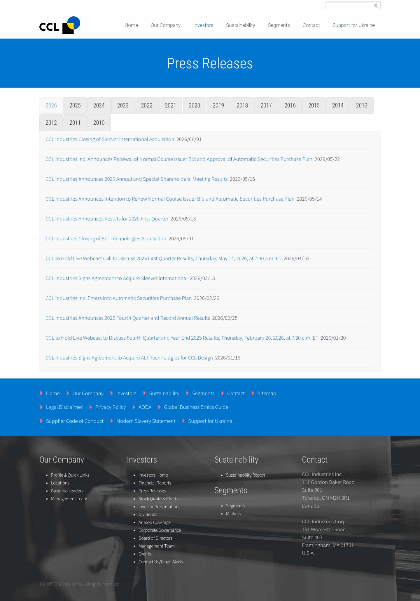 Latest website image capture