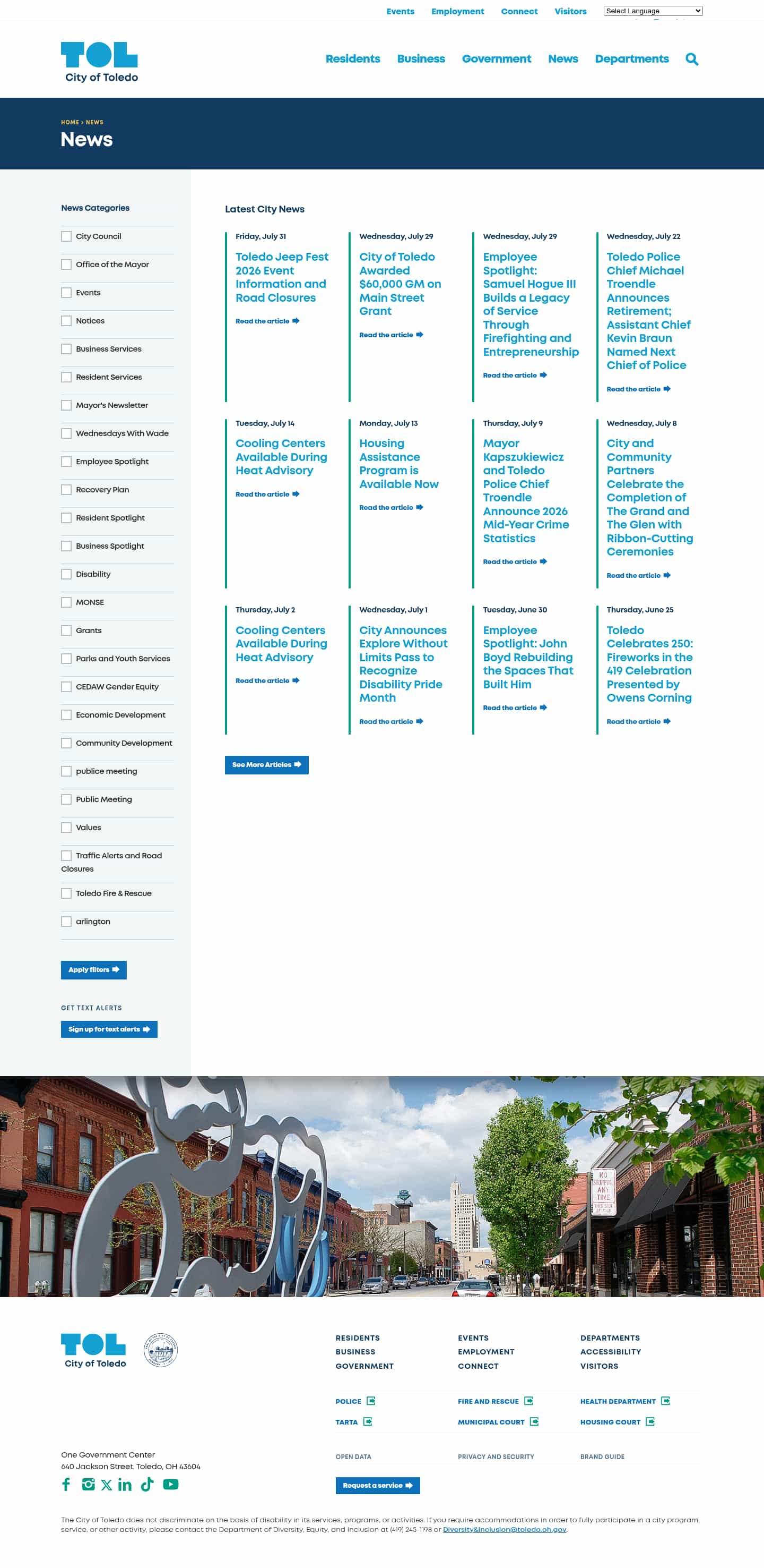 Latest website image capture
