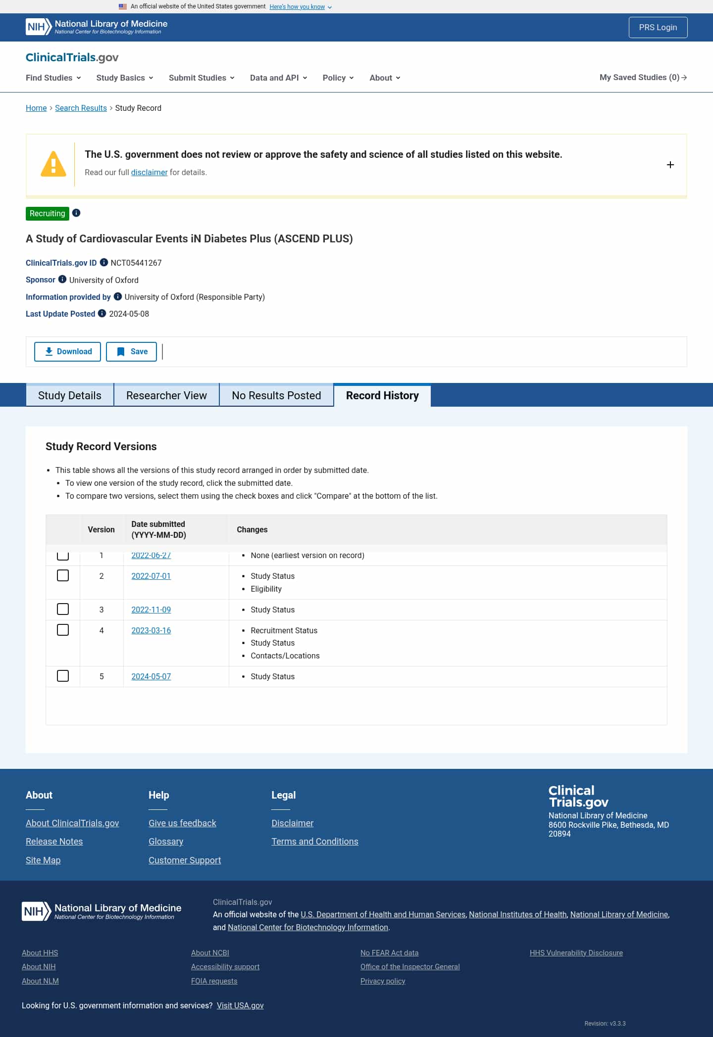 Latest website image capture