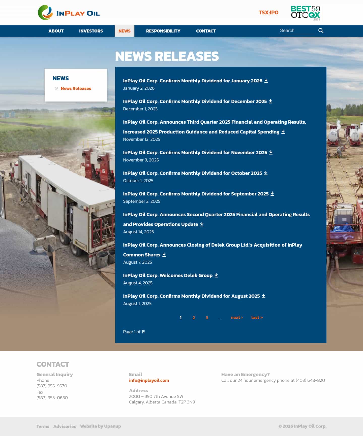 Latest website image capture