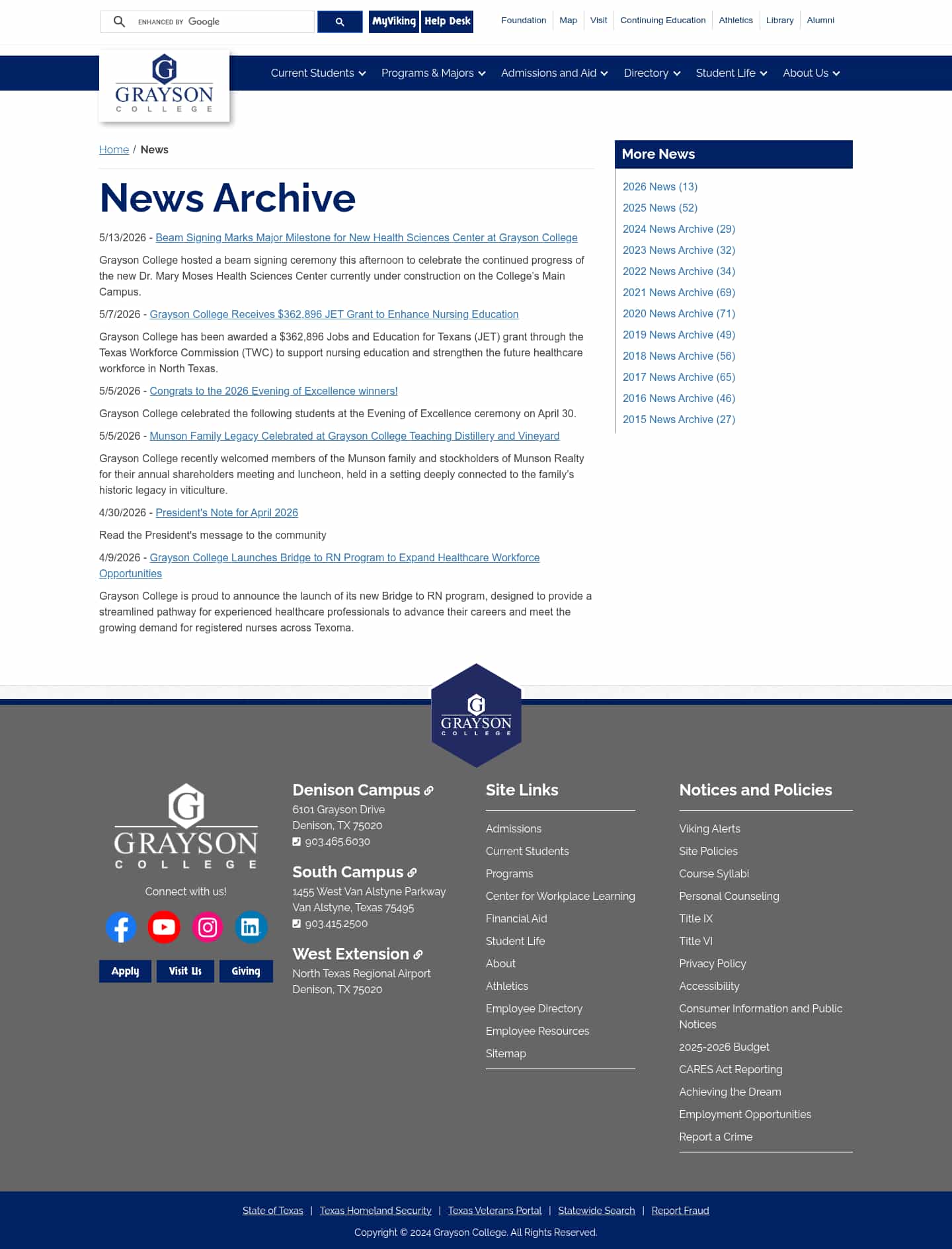 Latest website image capture