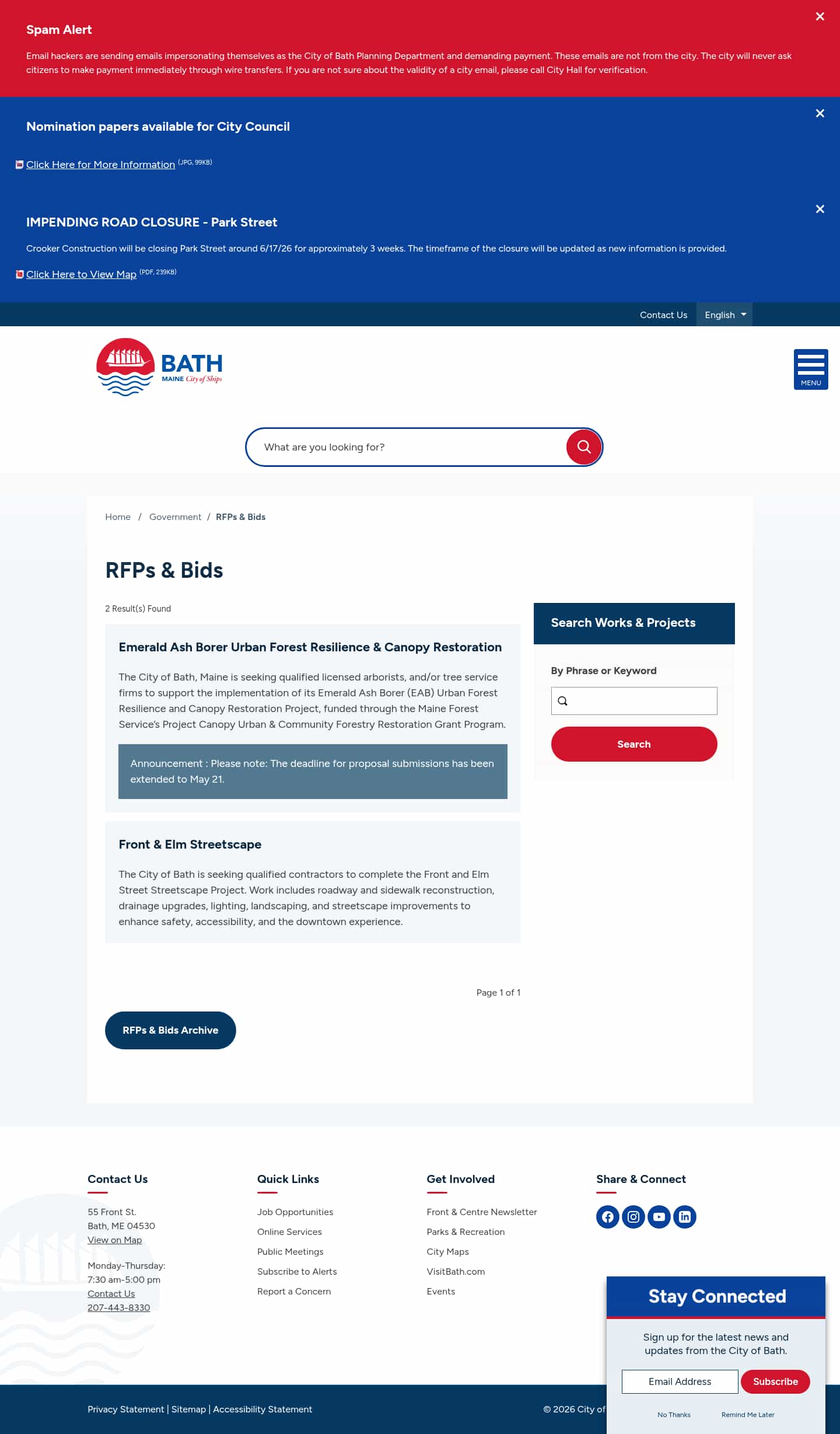 Latest website image capture