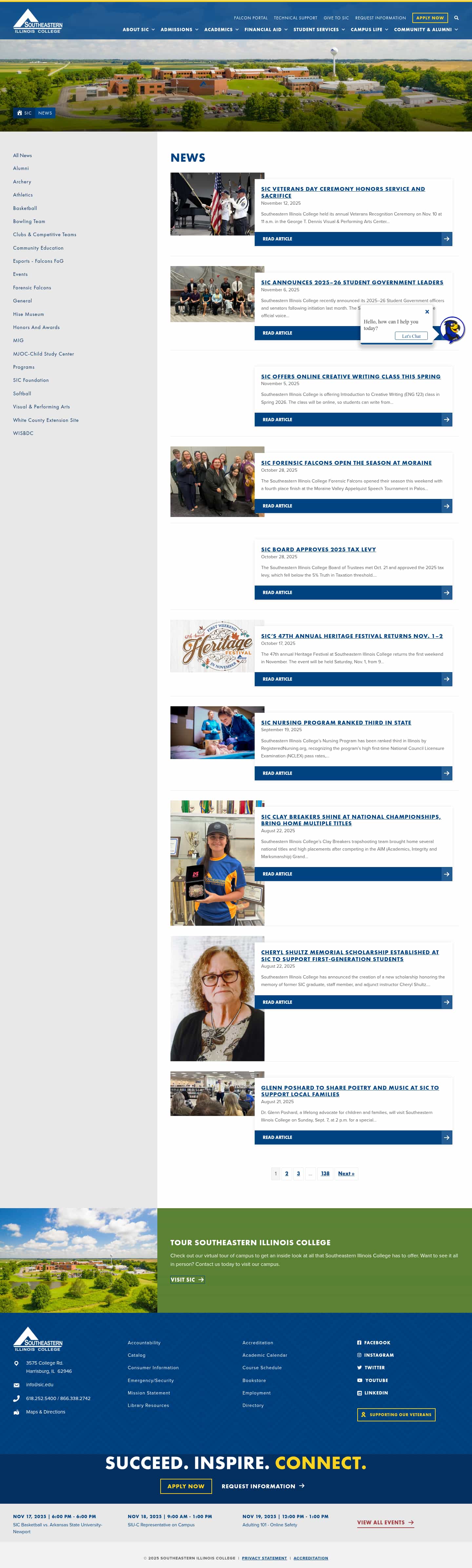 Latest website image capture