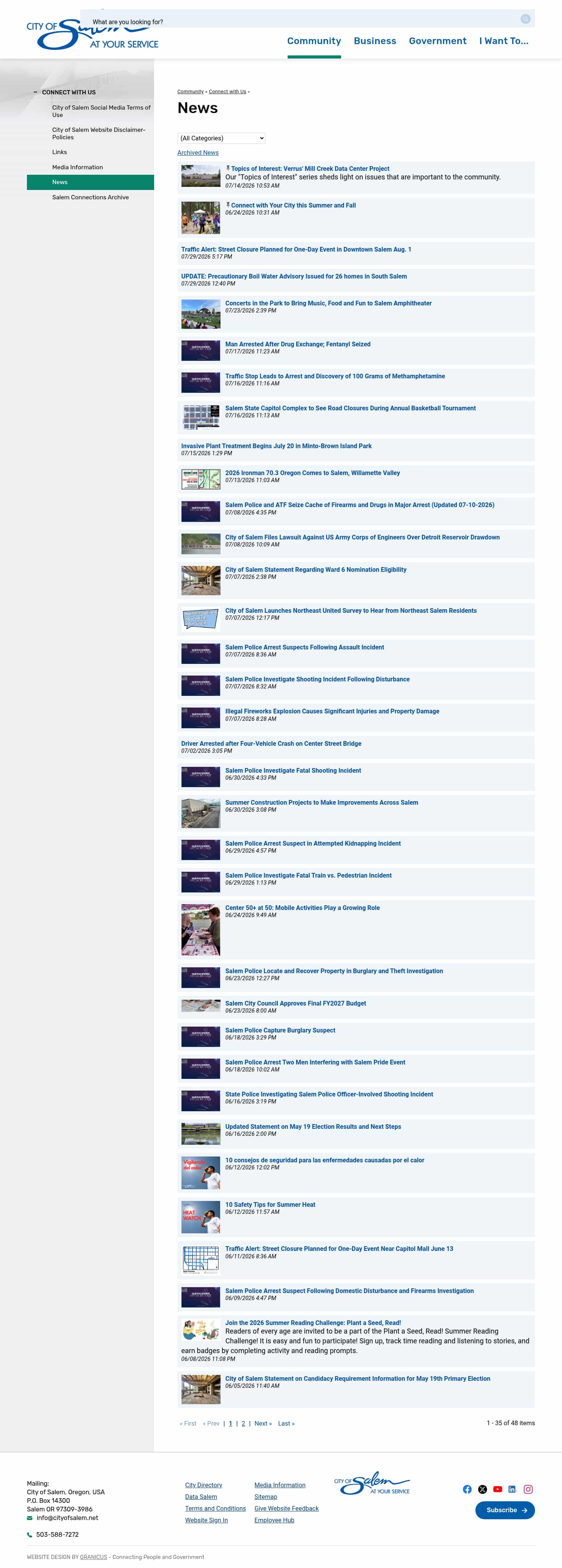 Latest website image capture