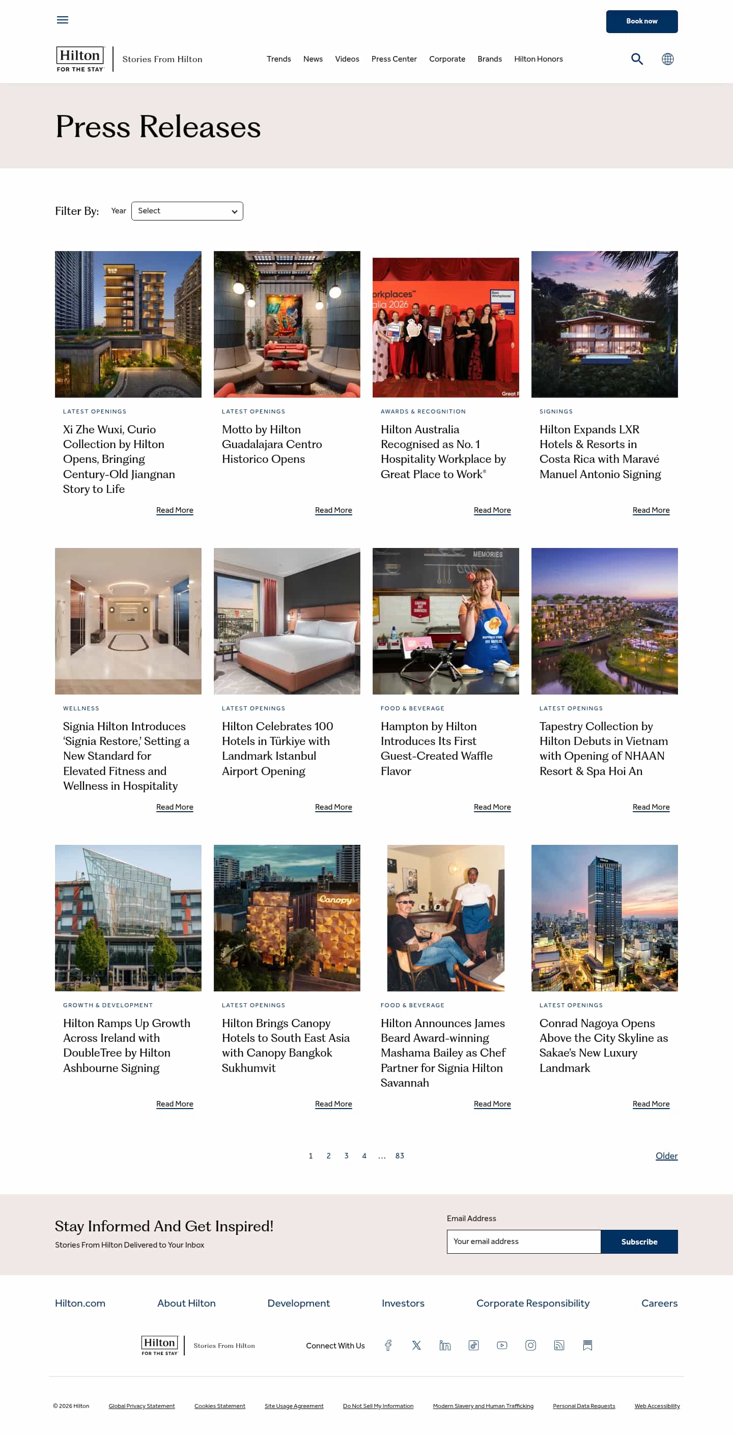Latest website image capture