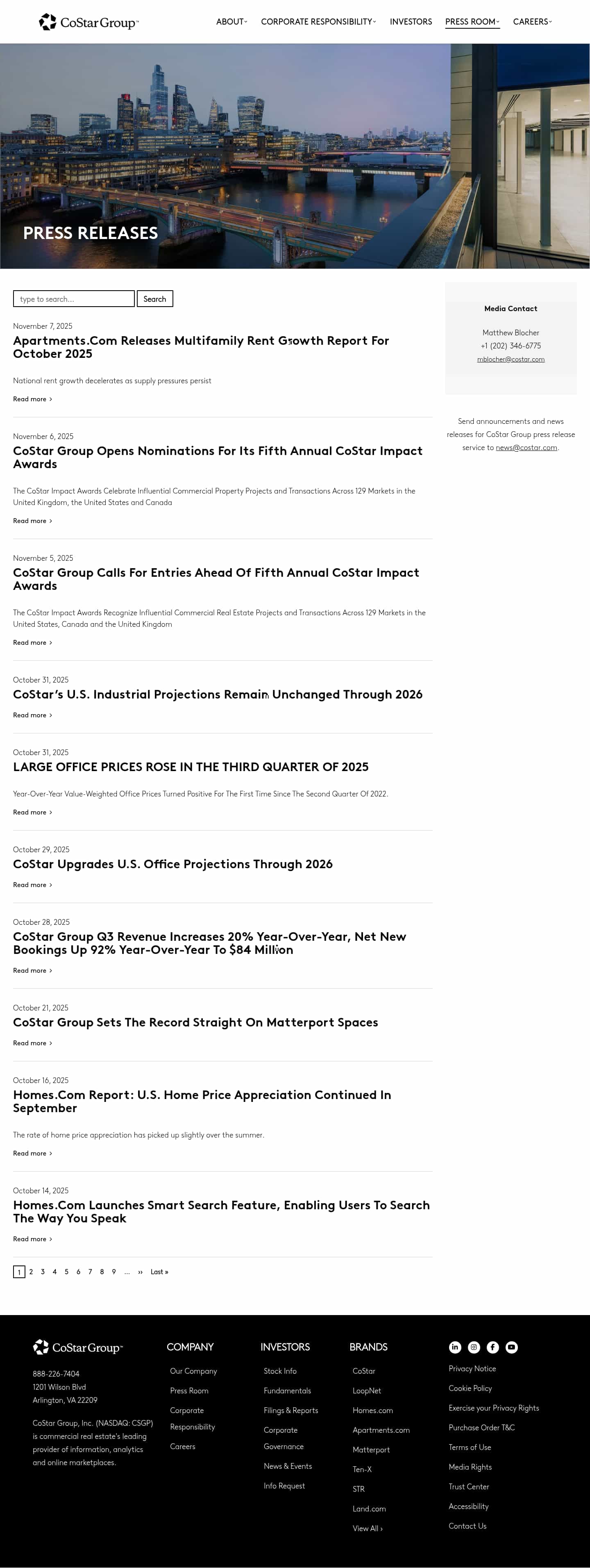 Latest website image capture