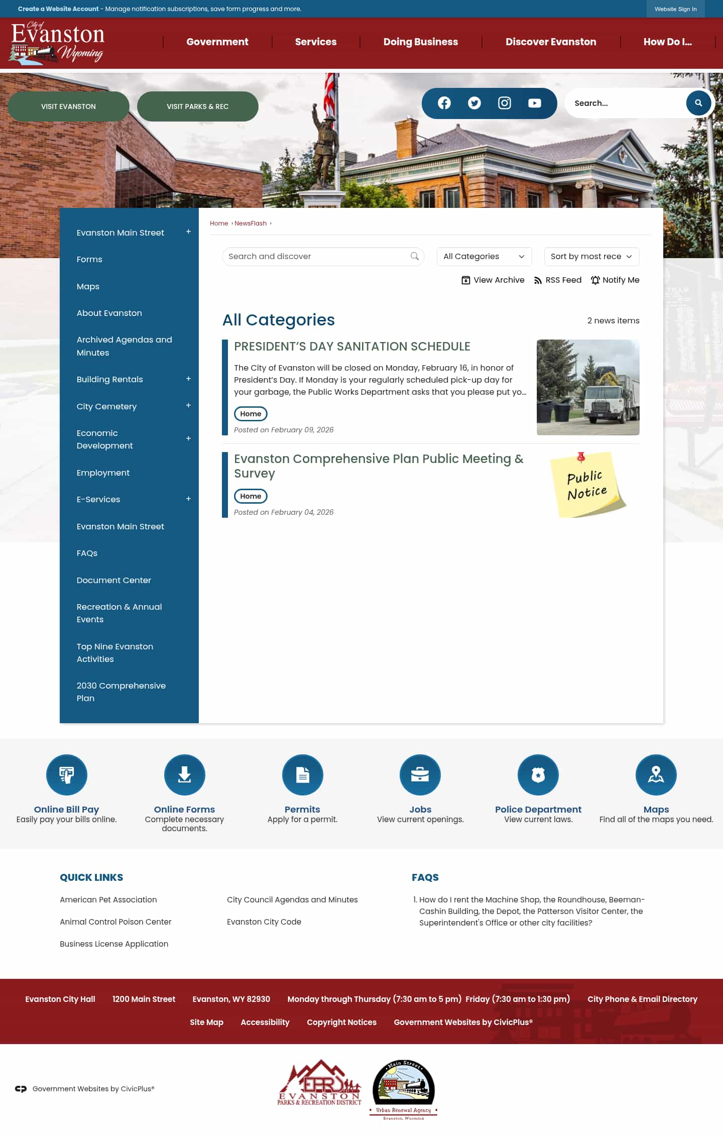 Latest website image capture