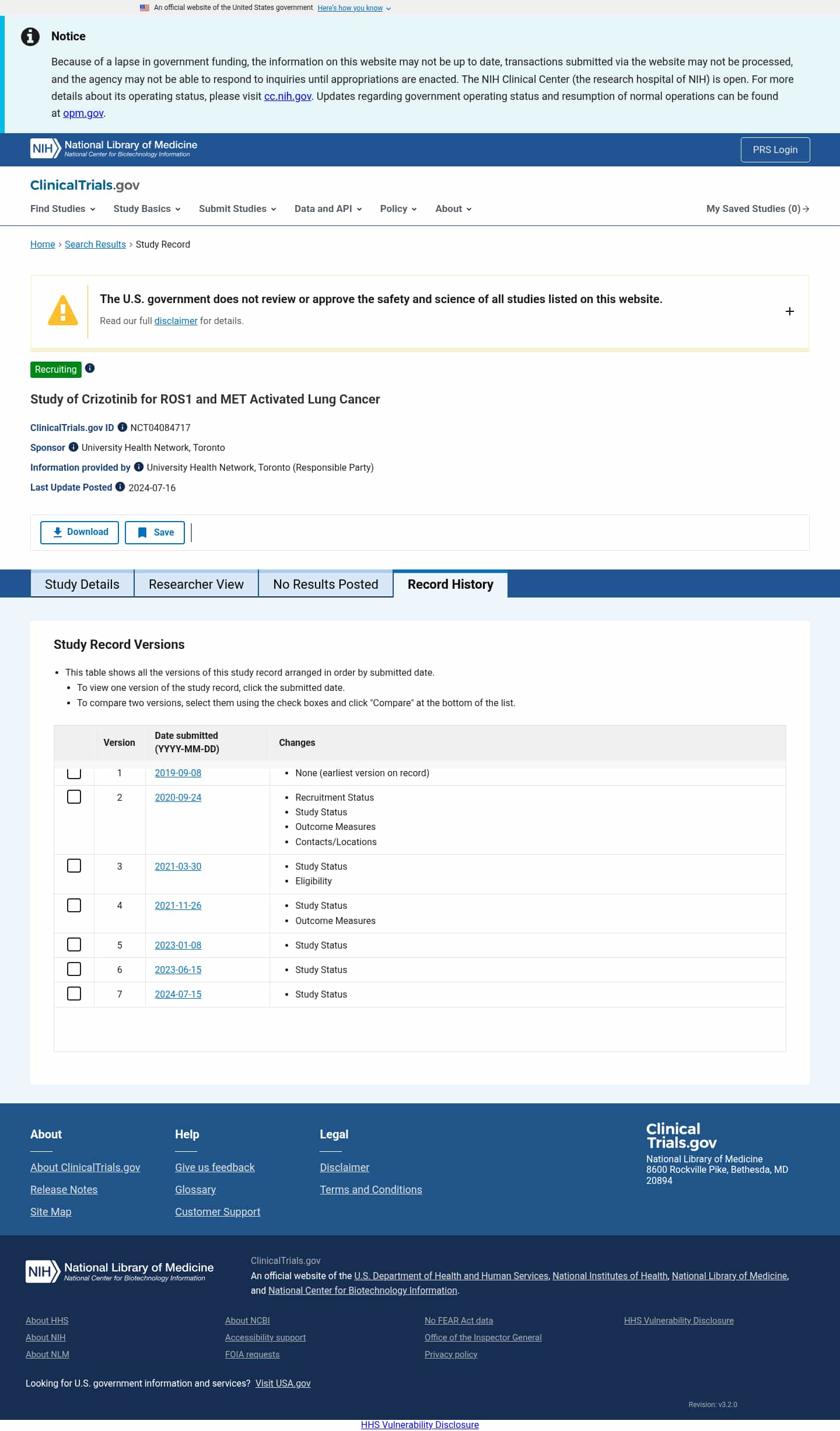 Latest website image capture