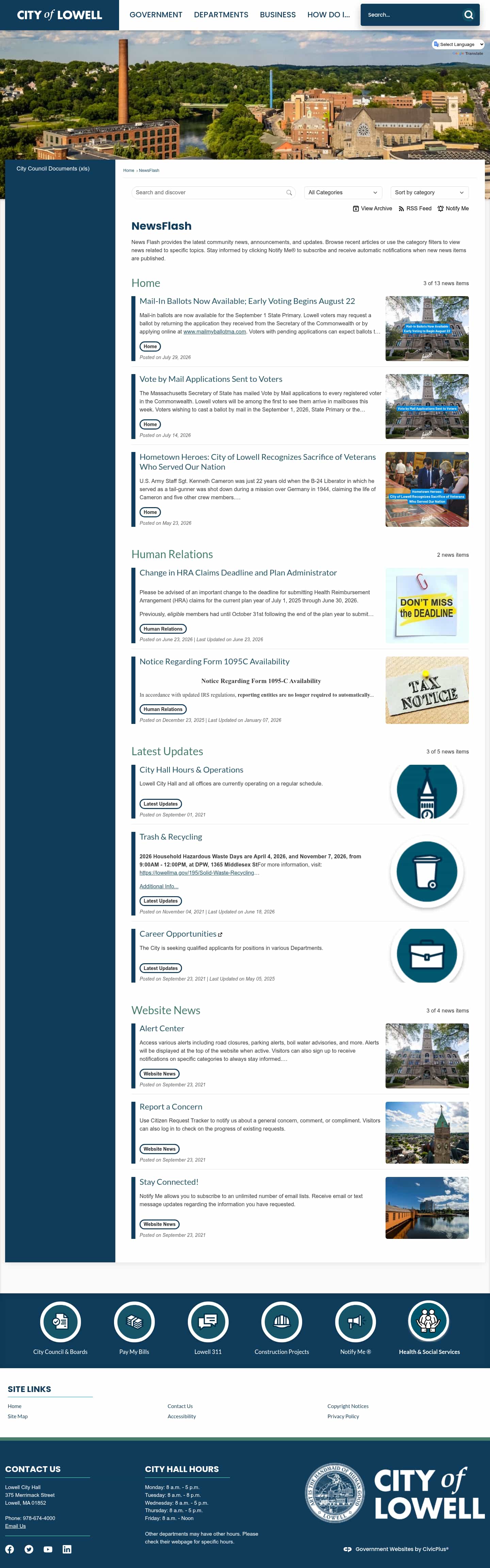Latest website image capture