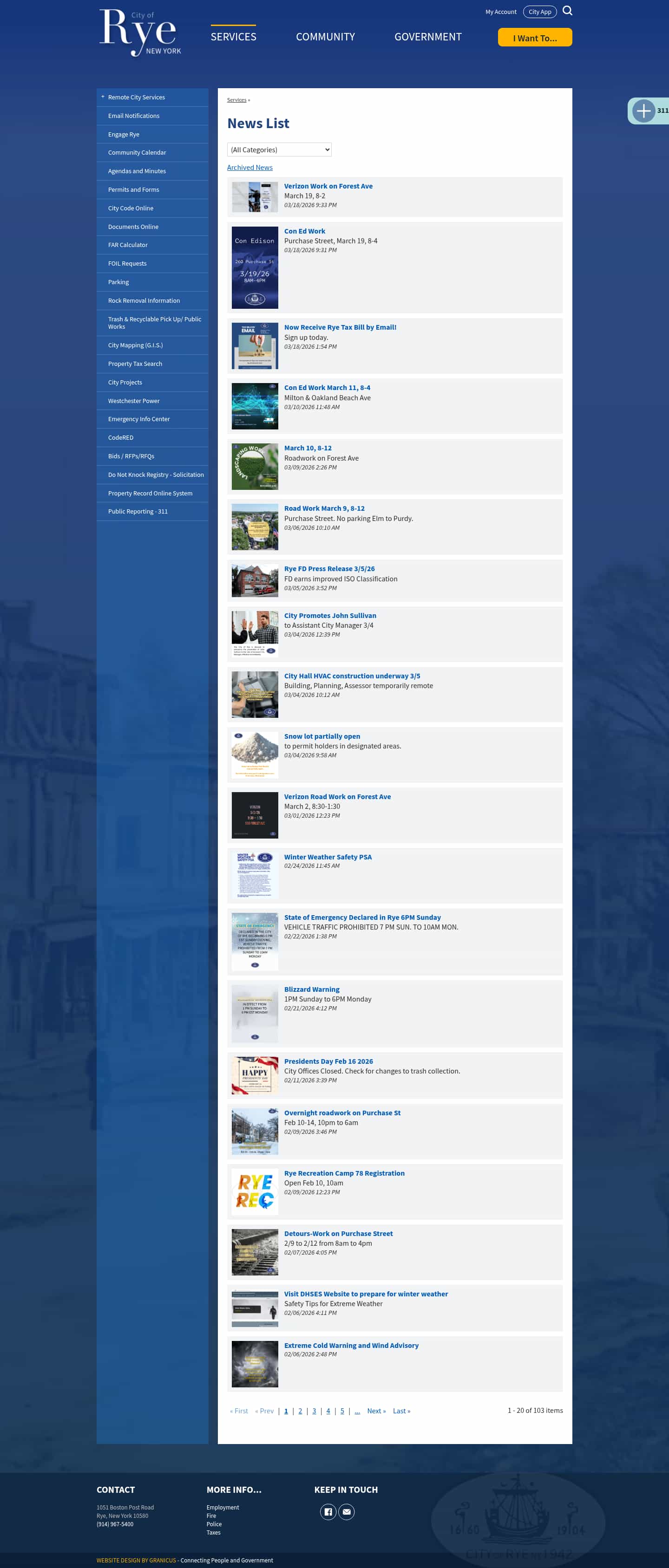 Latest website image capture