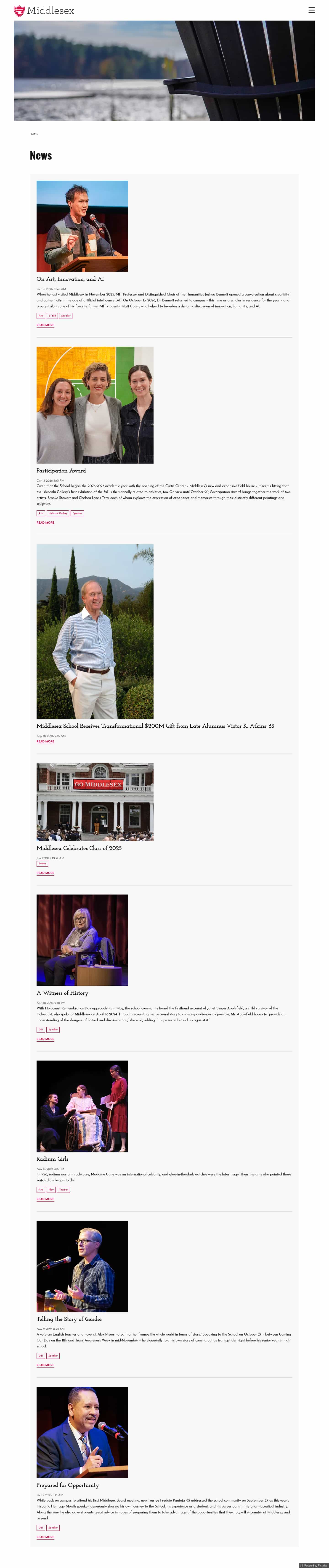 Latest website image capture