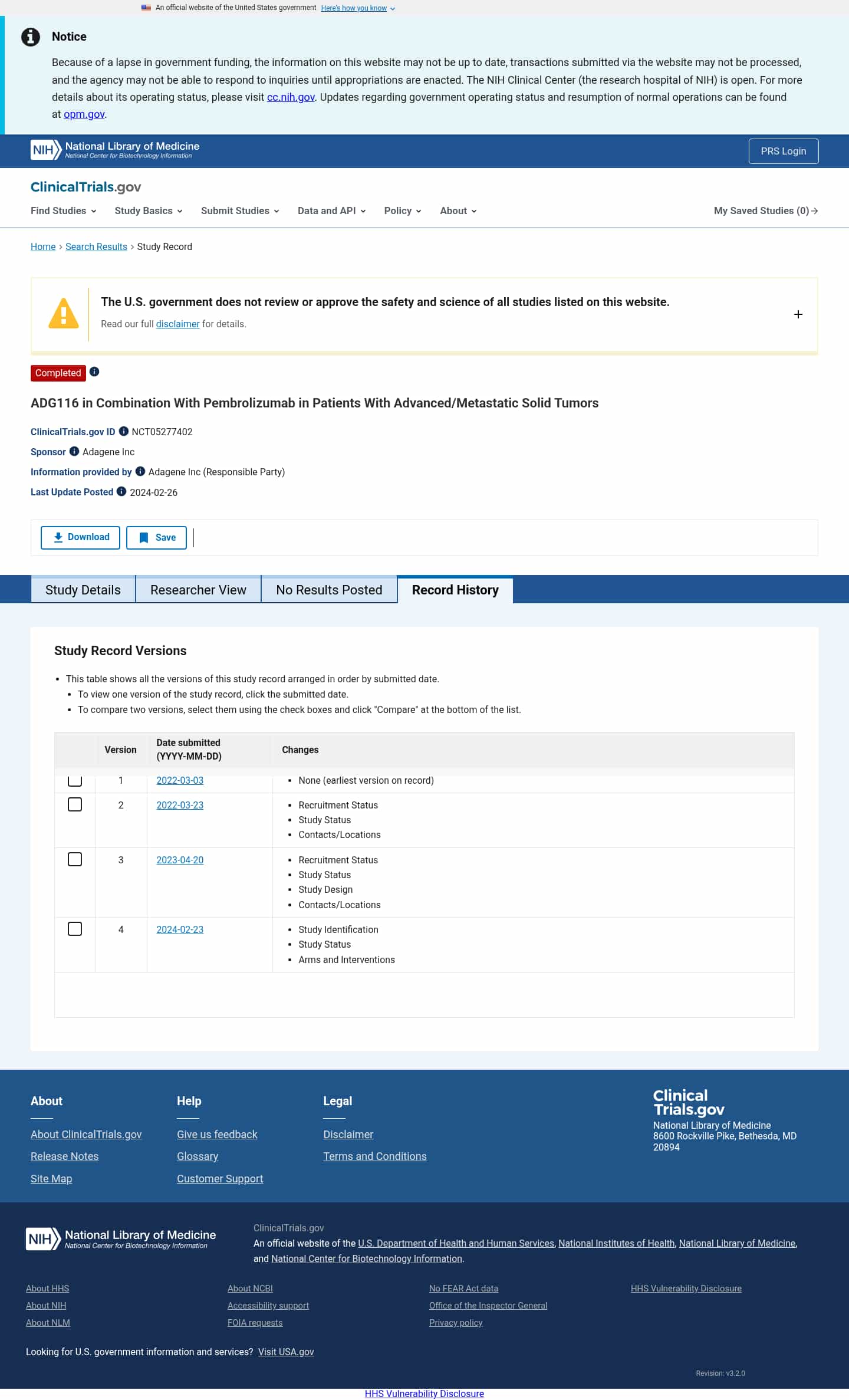 Latest website image capture