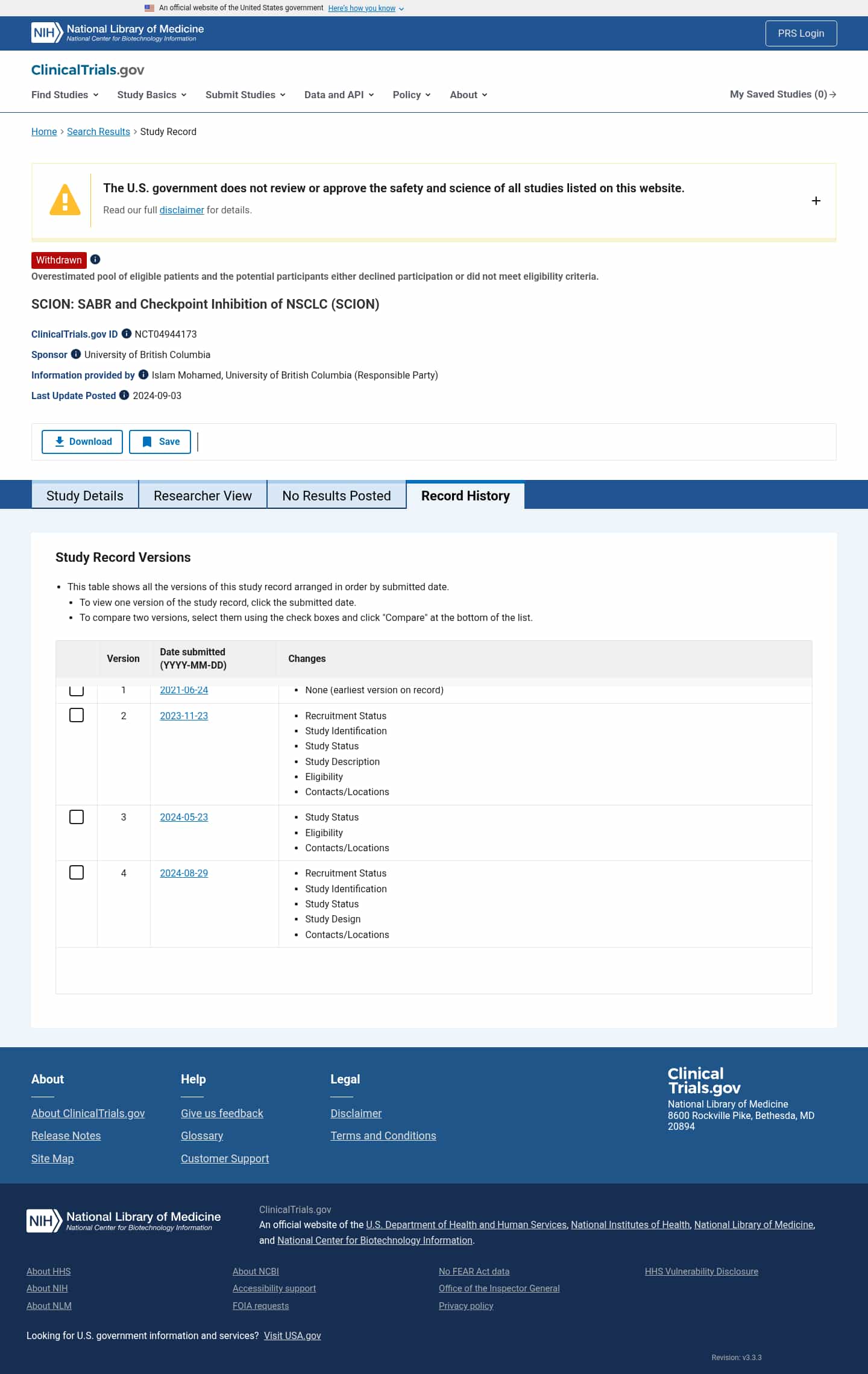 Latest website image capture