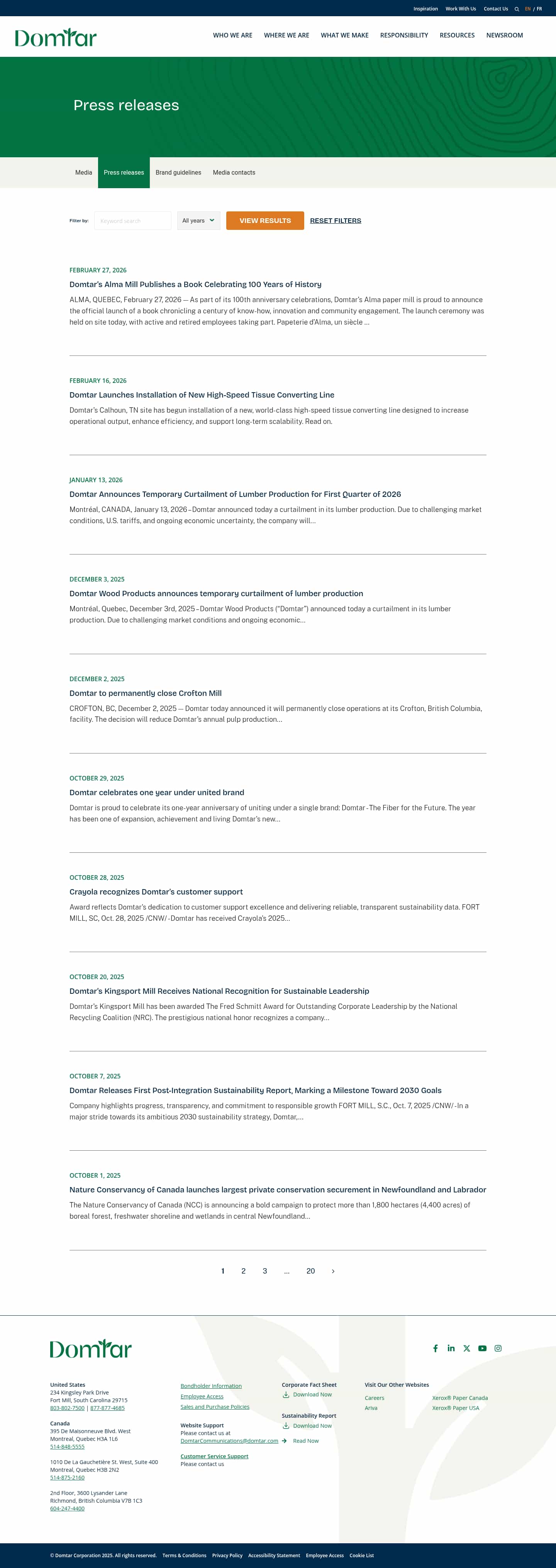 Latest website image capture