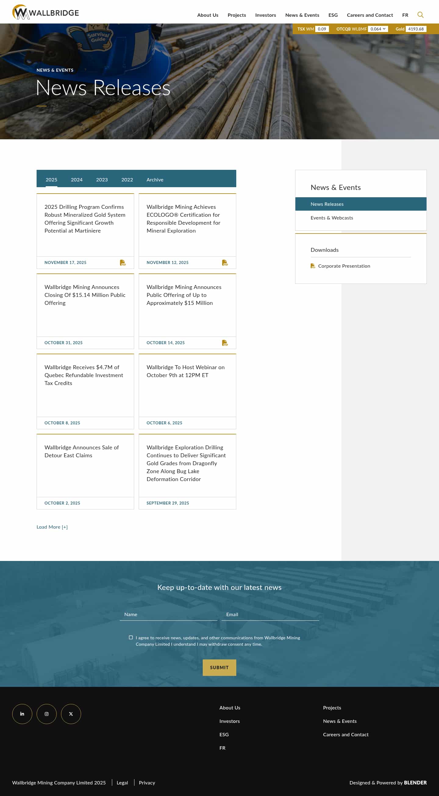 Latest website image capture