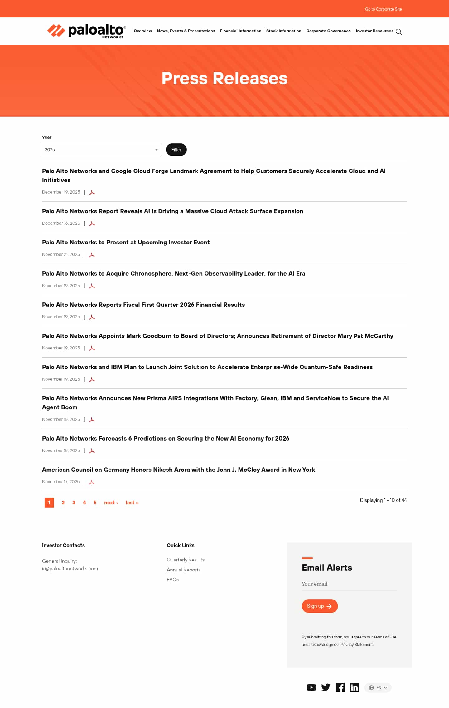 Latest website image capture