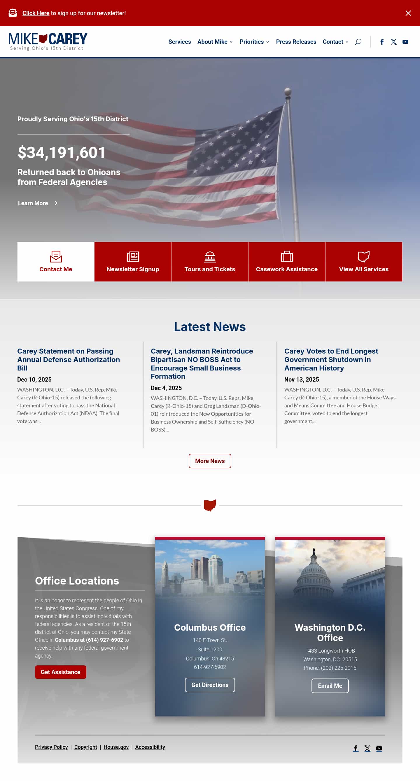 Latest website image capture