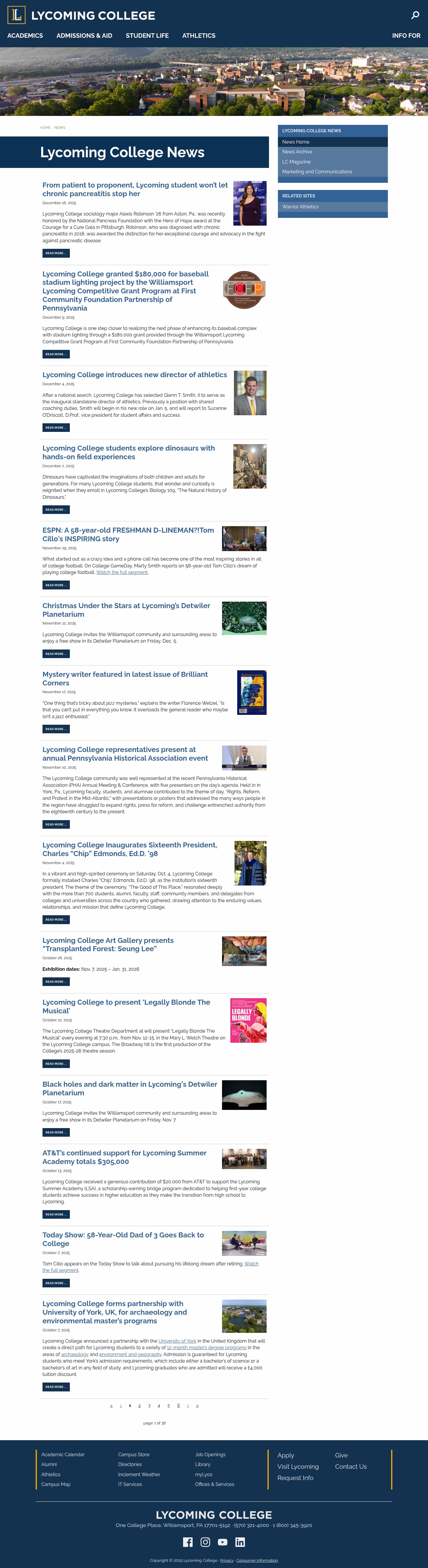 Latest website image capture