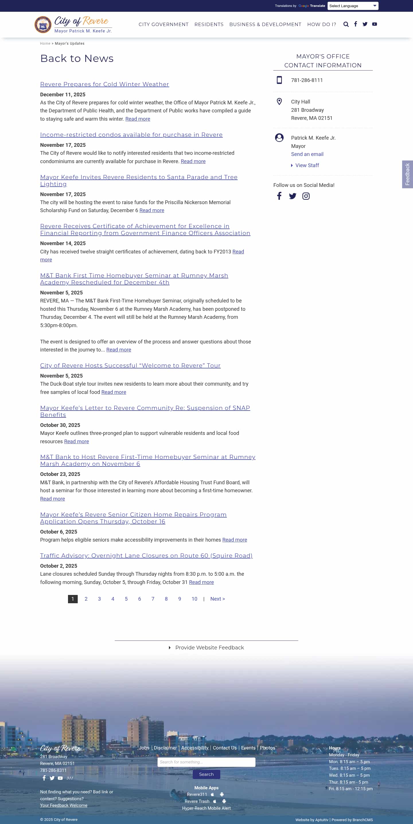 Latest website image capture