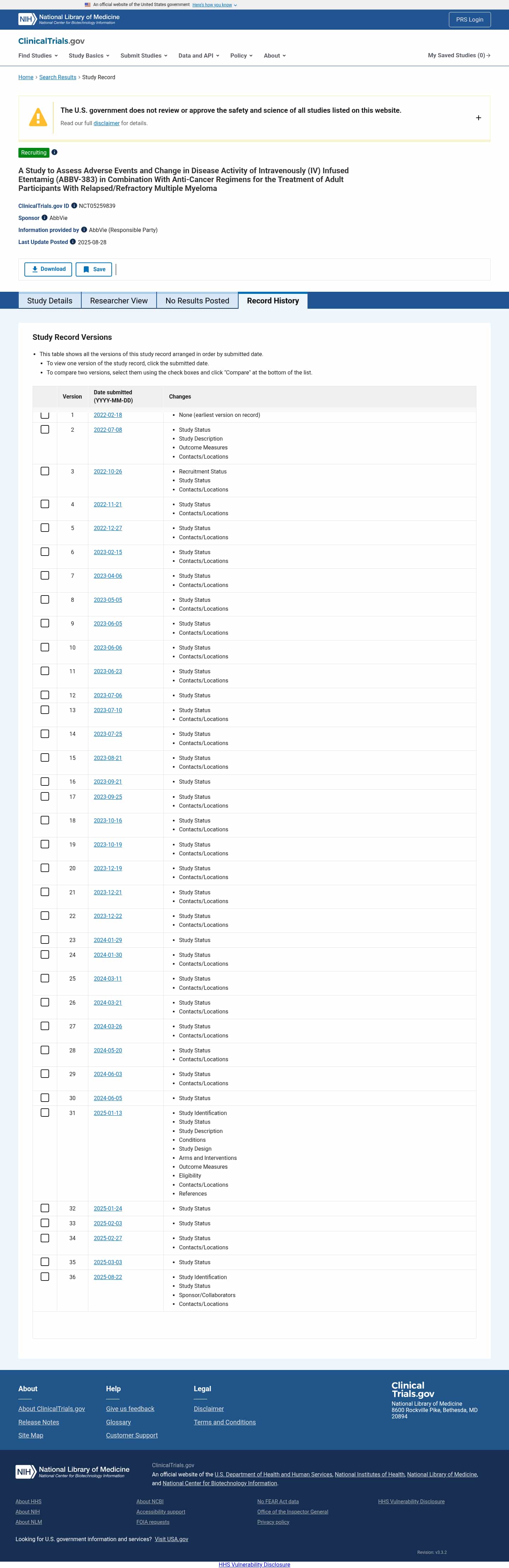 Latest website image capture