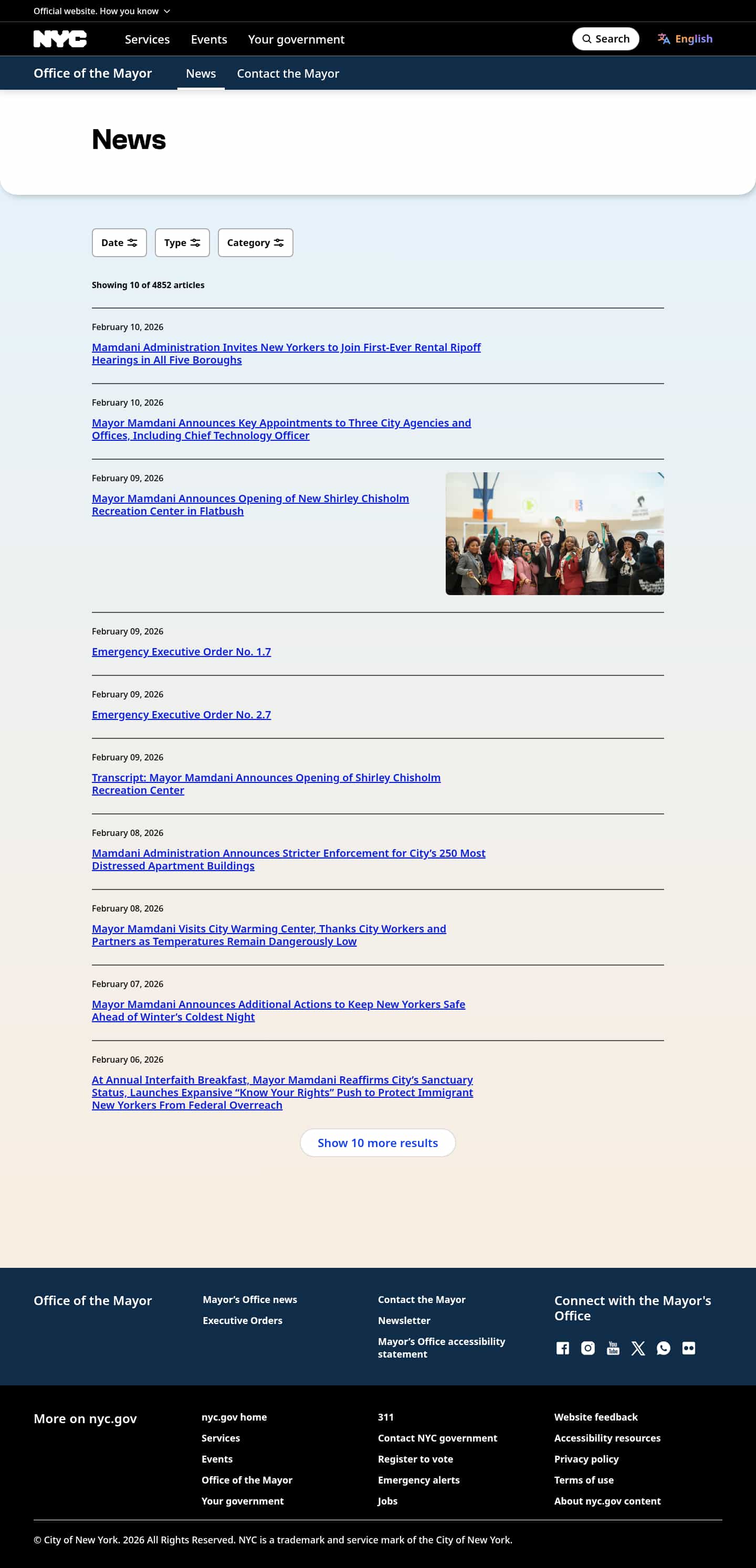 Latest website image capture