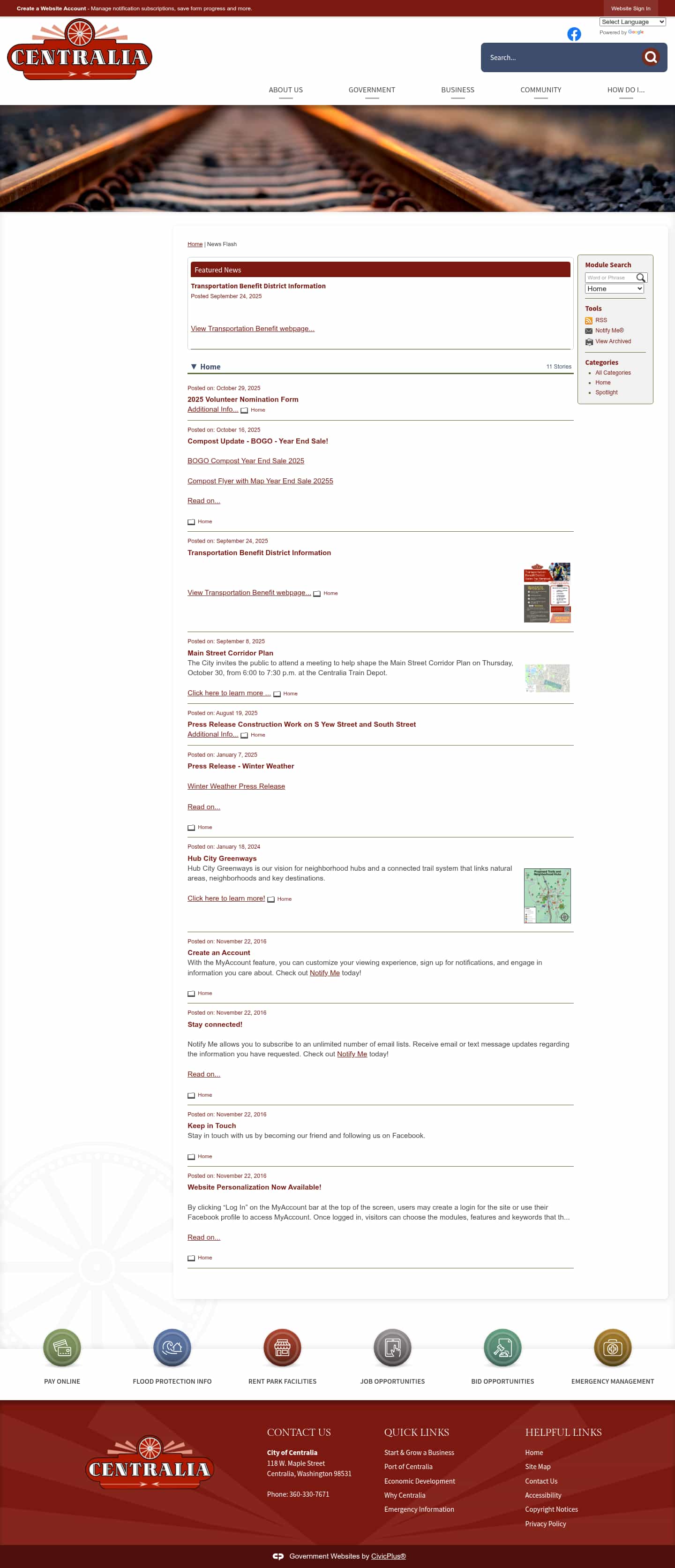 Latest website image capture