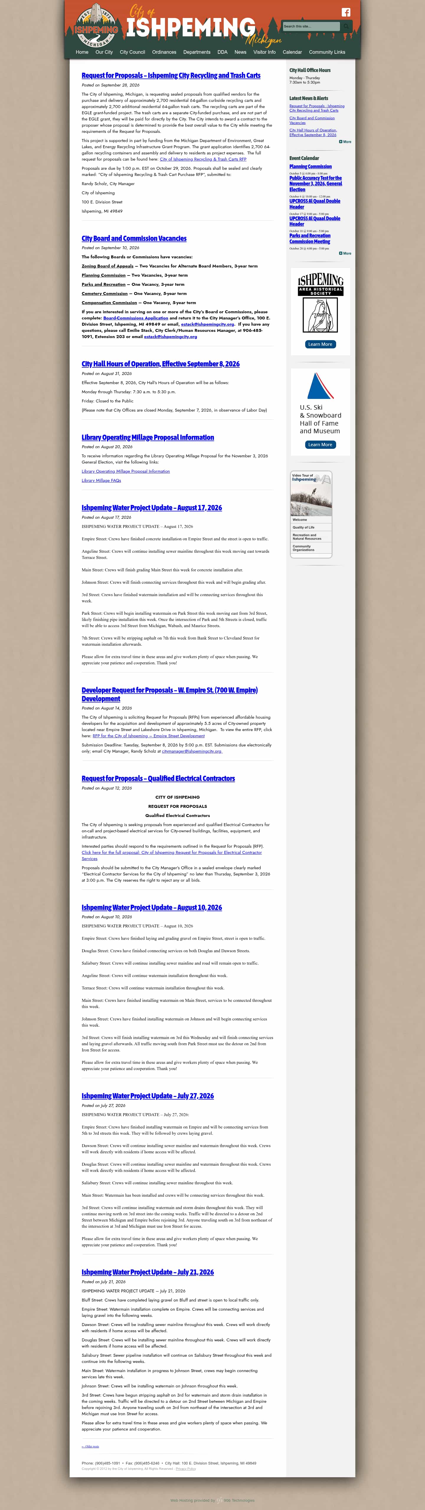 Latest website image capture
