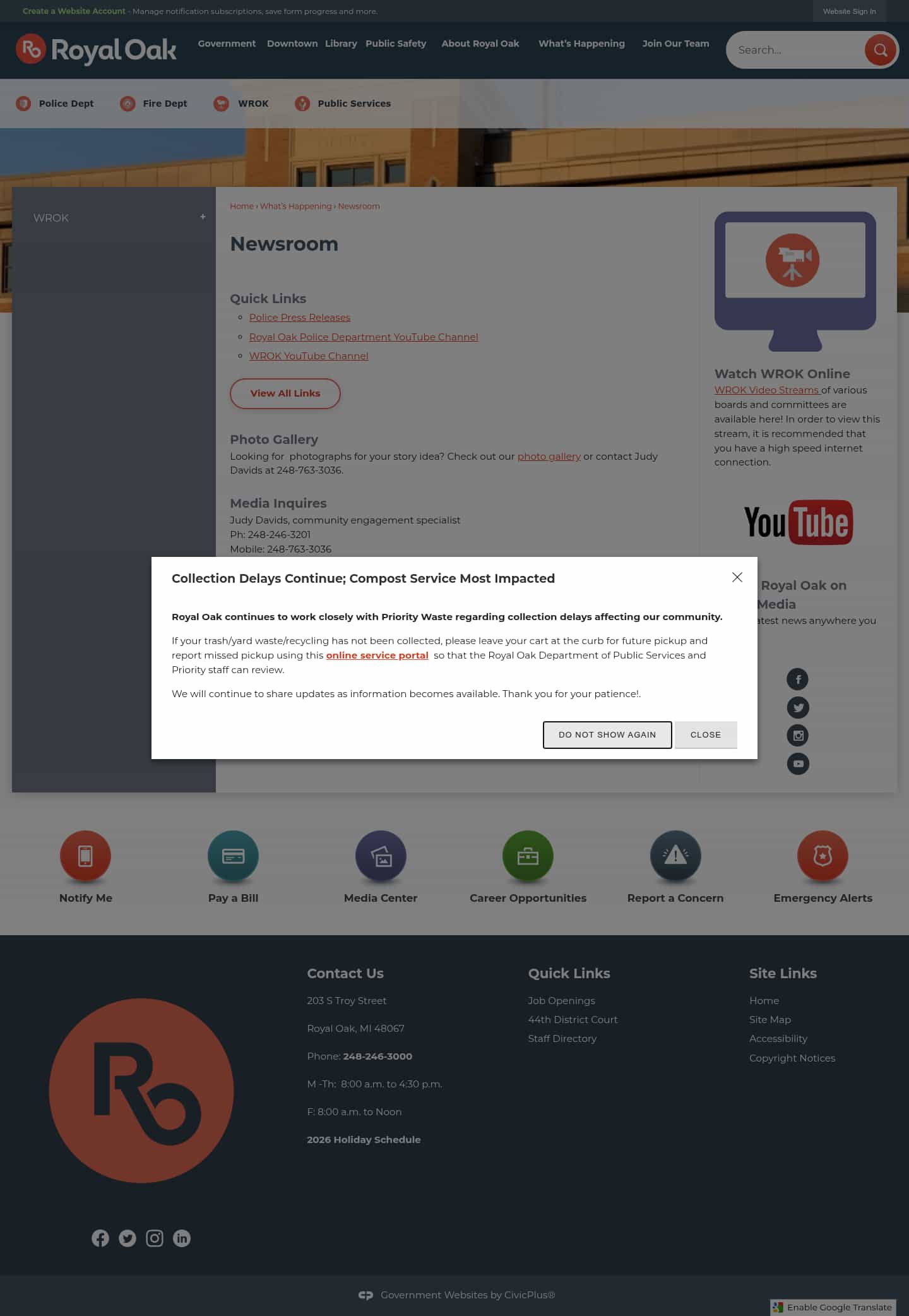 Latest website image capture