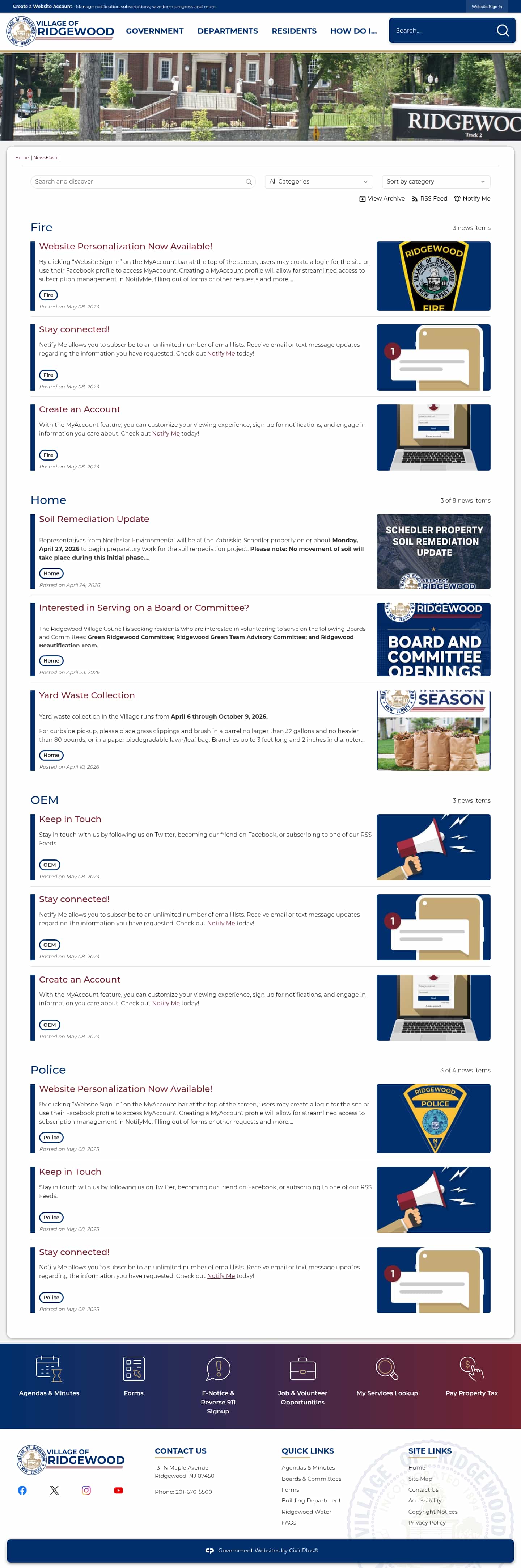 Latest website image capture