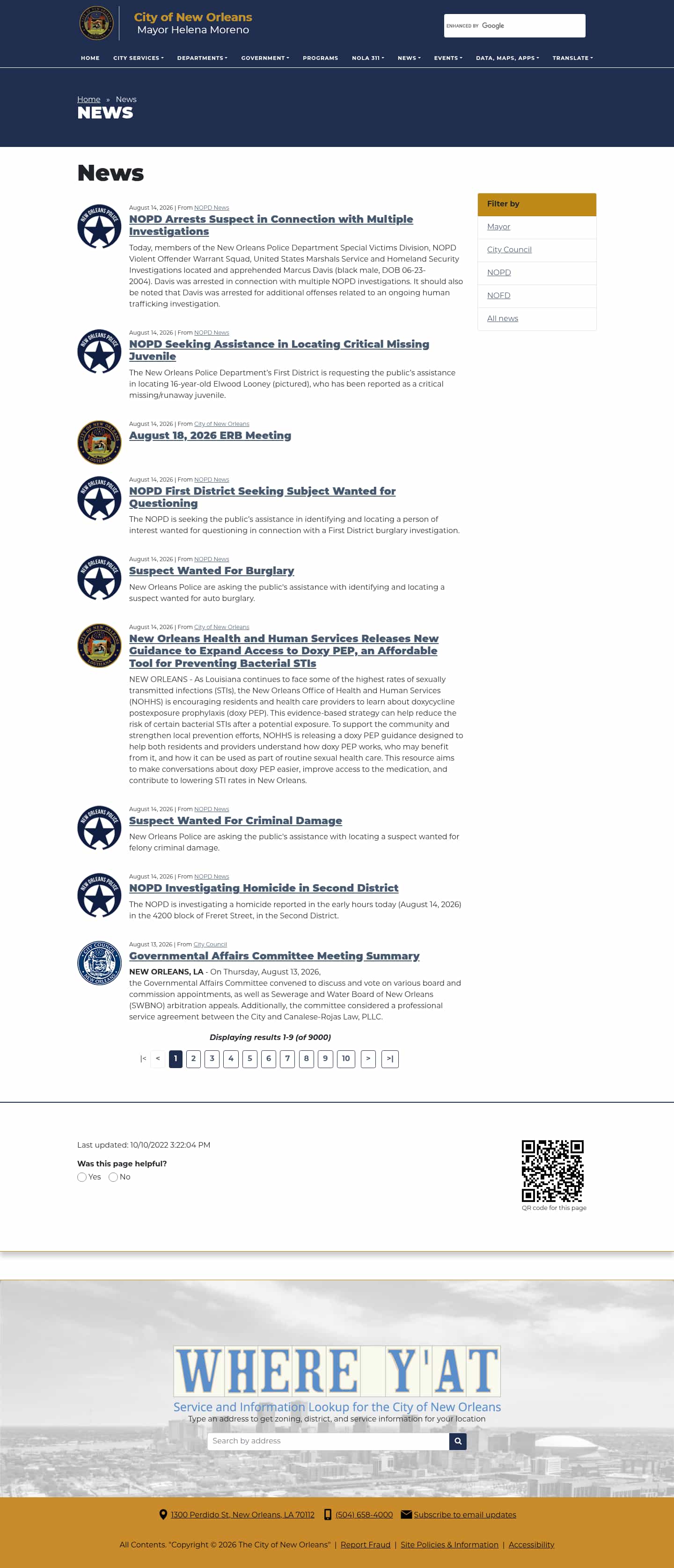 Latest website image capture